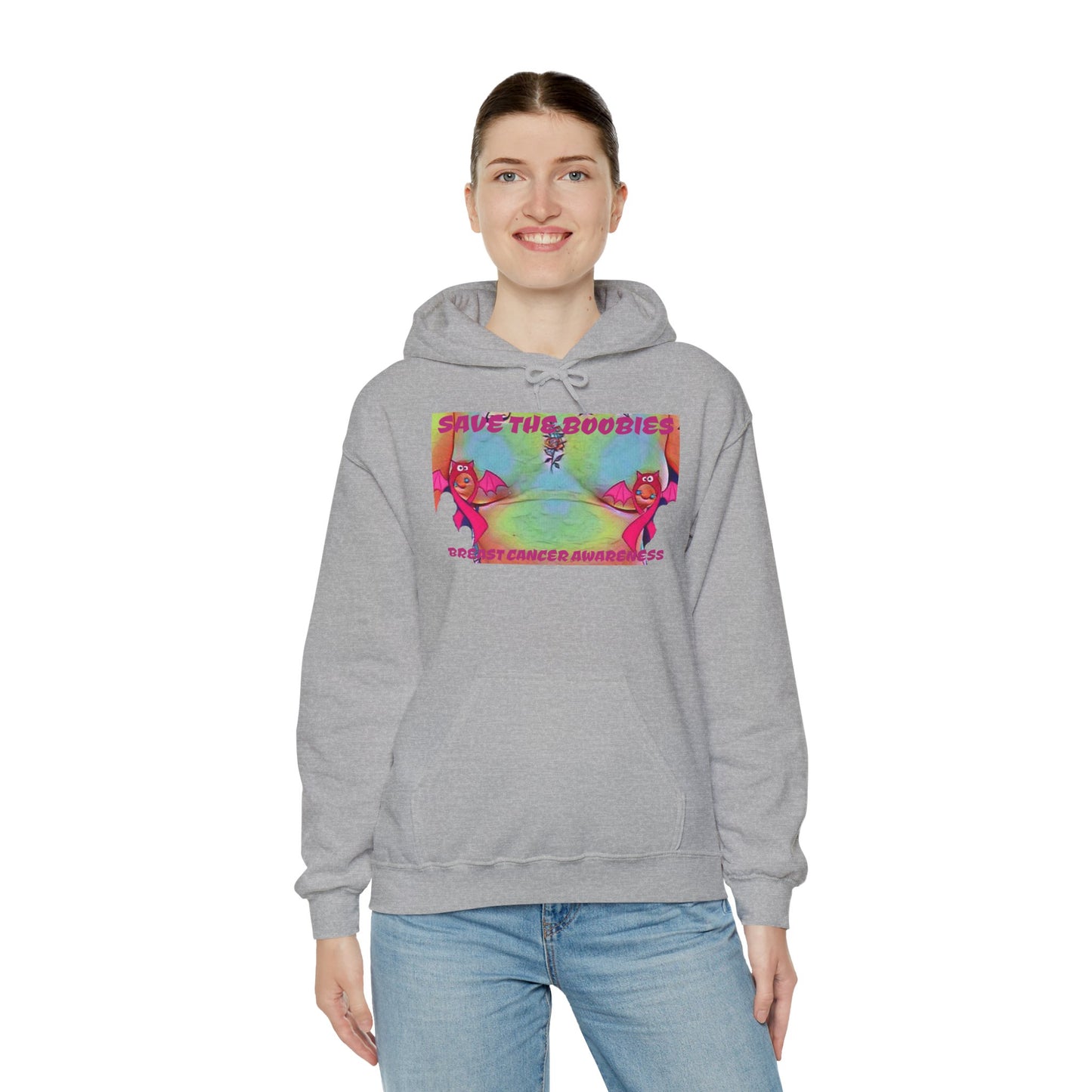 SAVE THE BOOBIES Hooded Sweatshirt