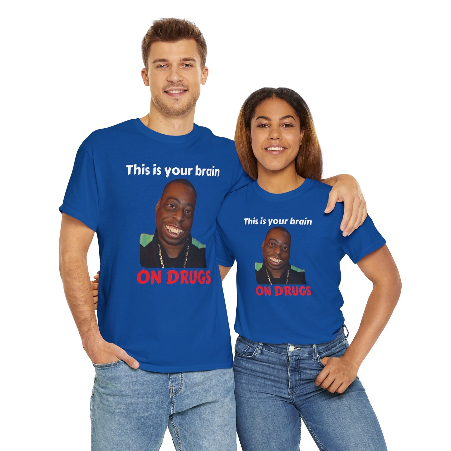 This is your brain on drugs Unisex Heavy Cotton Tee