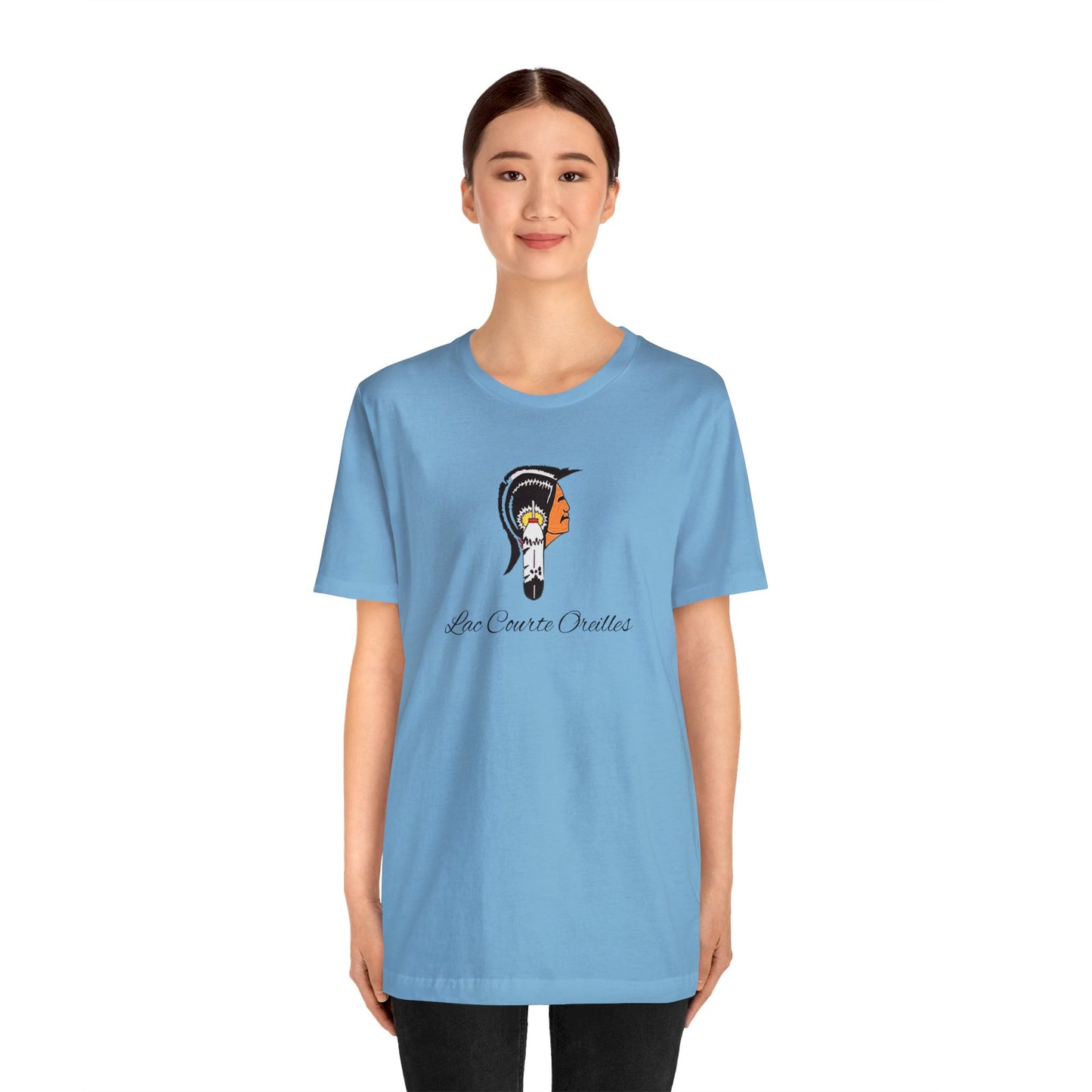 Lac Courte Oreilles logo Short Sleeve Tee