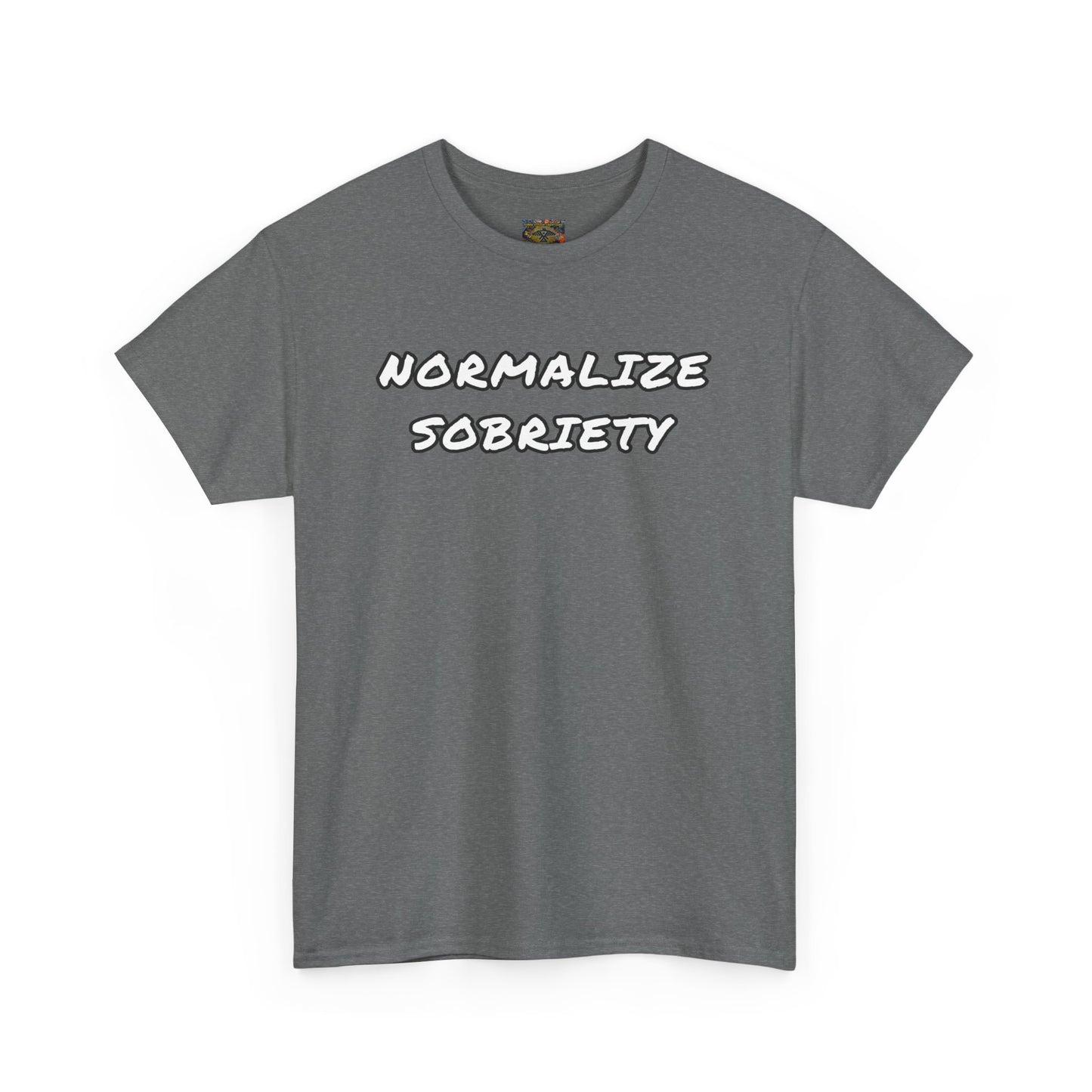 Normalize Sobriety Unisex Heavy Cotton Tee