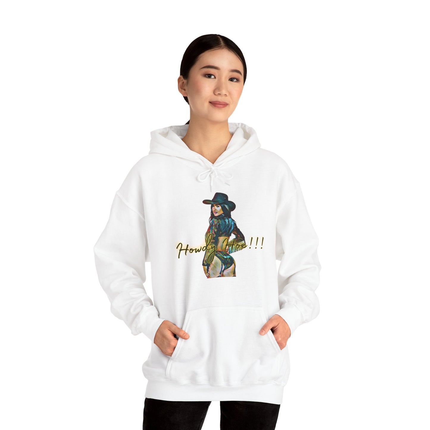 Howdy Hoe!! Unisex Heavy Blend™ Hooded Sweatshirt