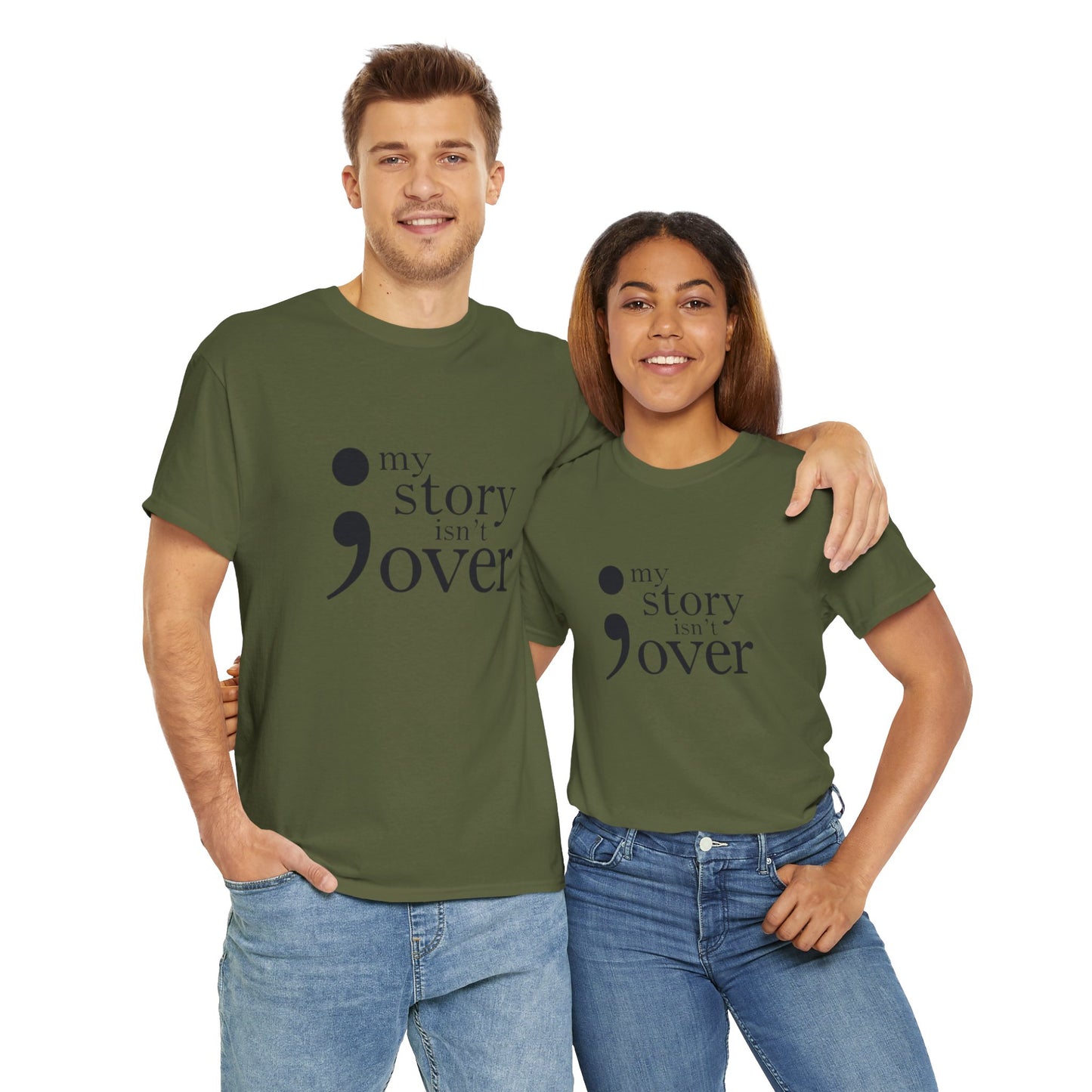 My story isn't over Unisex Heavy Cotton Tee