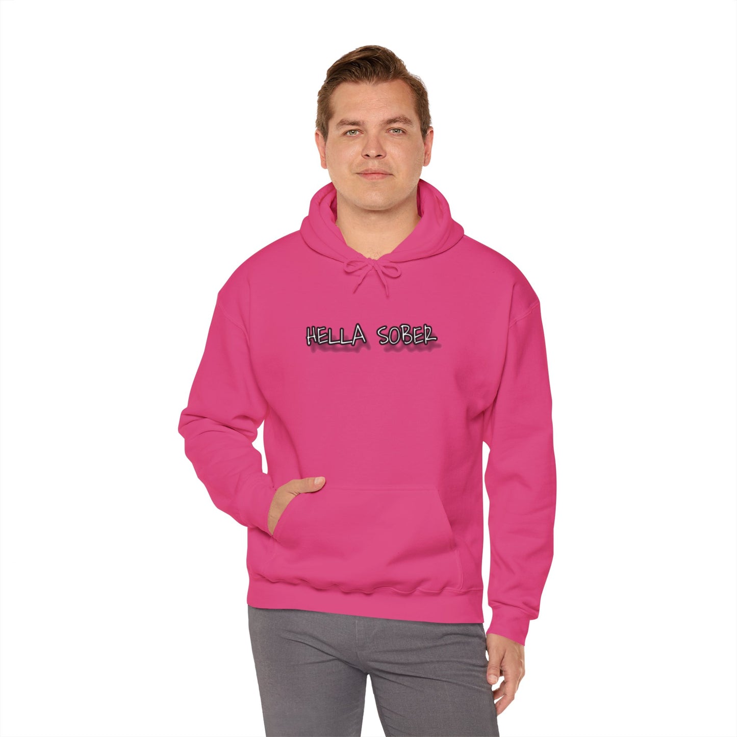 Hella Sober Unisex Heavy Blend™ Hooded Sweatshirt