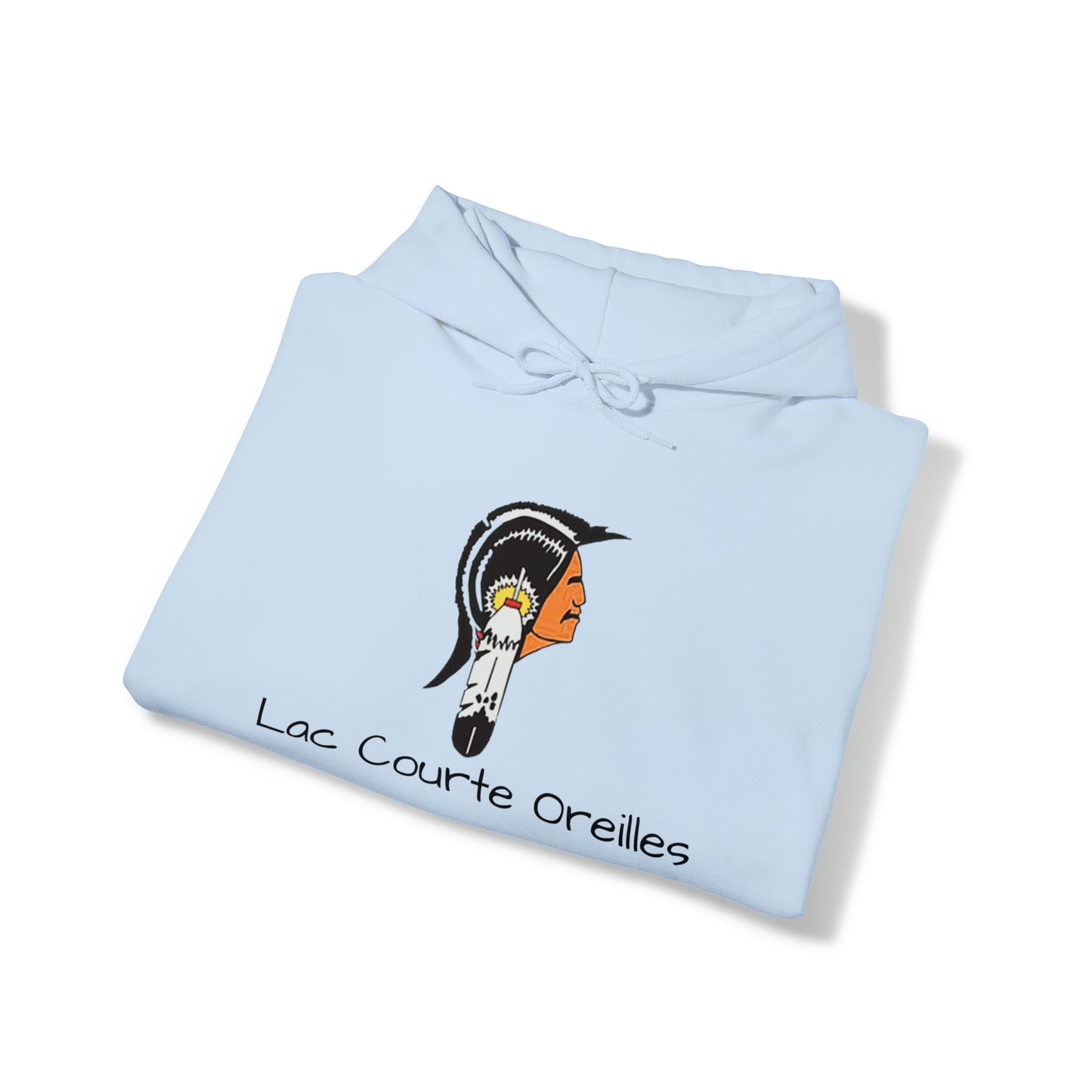 Lac Courte Oreilles logo Hooded Sweatshirt
