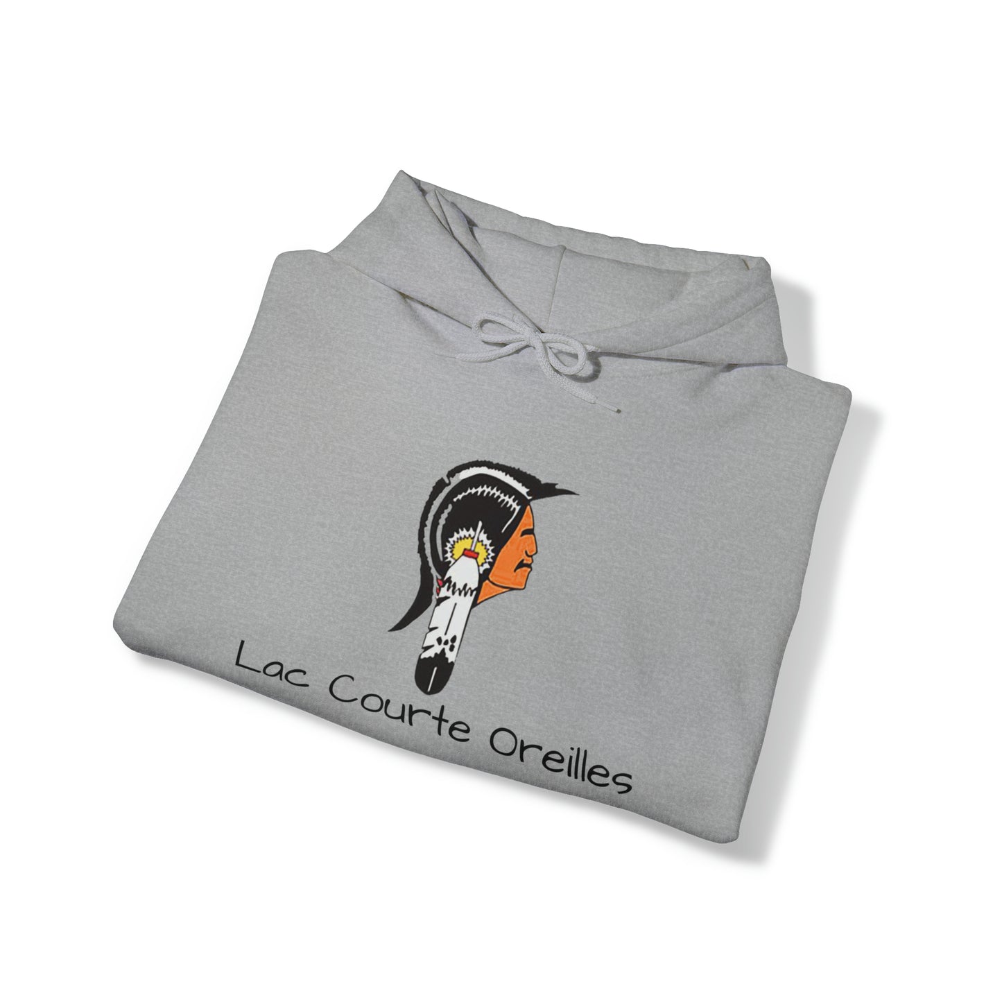 Lac Courte Oreilles logo Hooded Sweatshirt