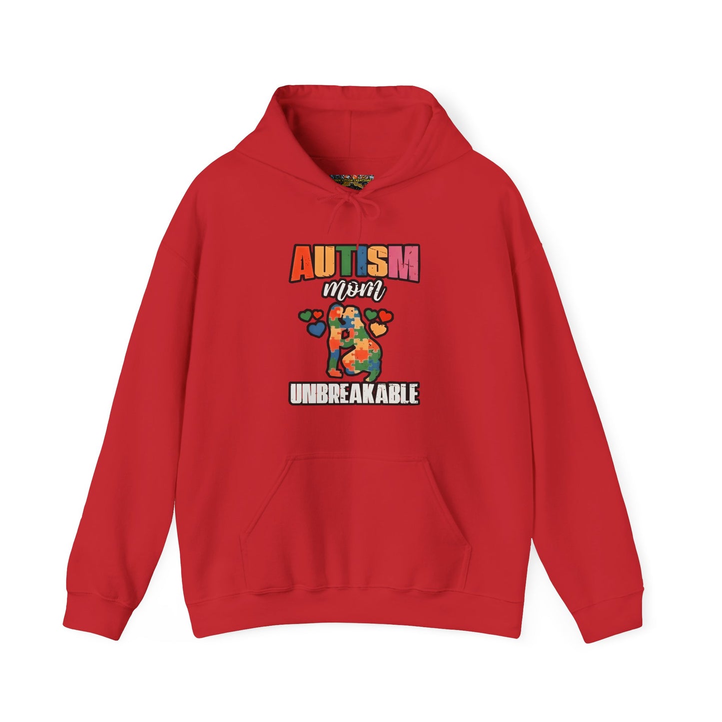 Unbreakable Autism Awareness Hoodie, Comfort Fit Sweatshirt, Gift for Autism Month, Cozy Hooded Pullover, Unisex Supportive Wear