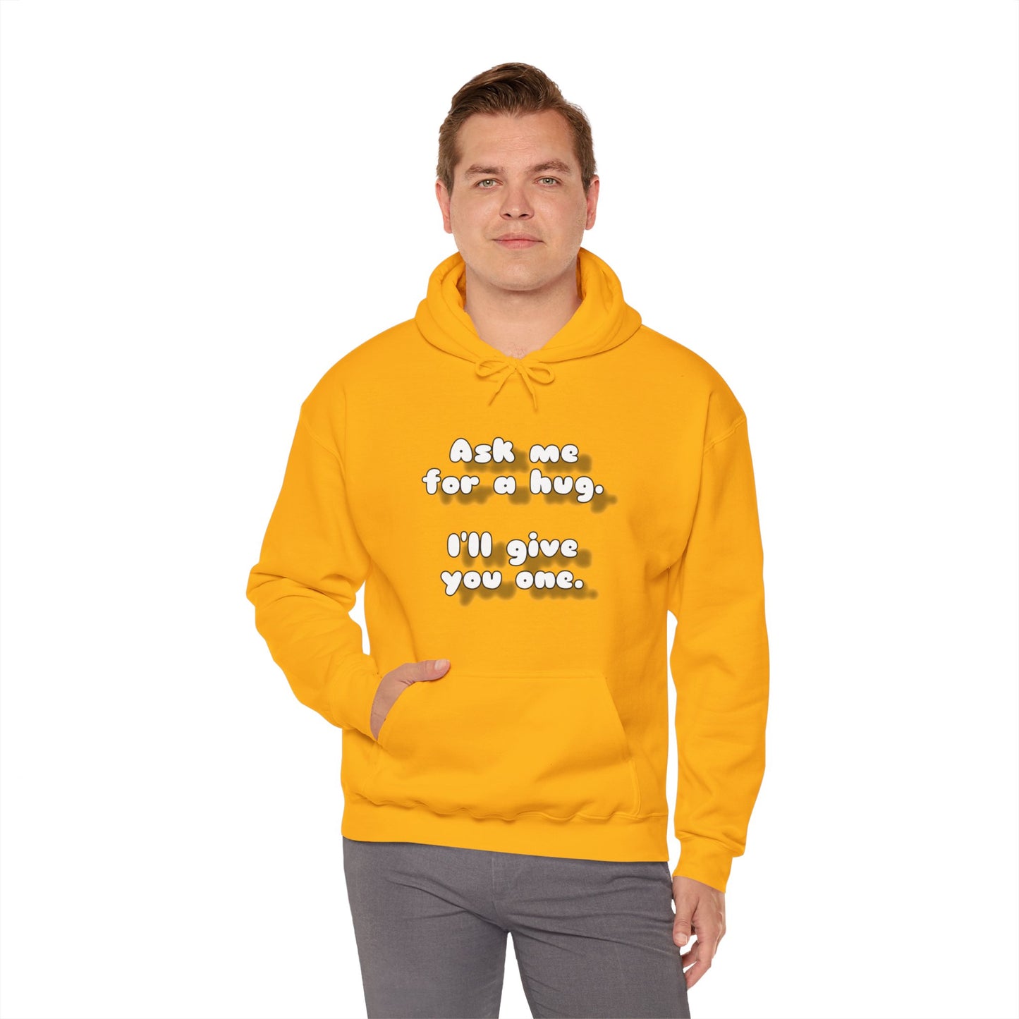 Ask me for a hug Unisex Heavy Blend™ Hooded Sweatshirt