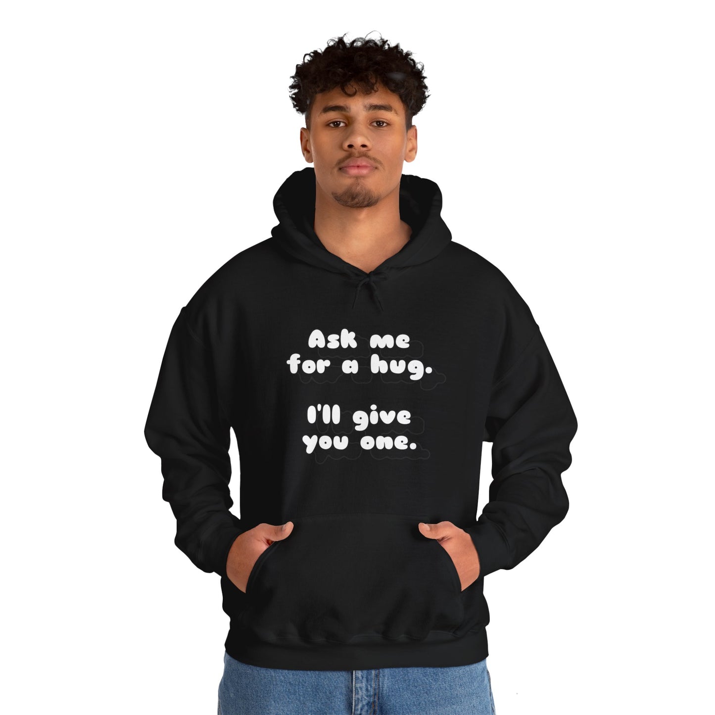 Ask me for a hug Unisex Heavy Blend™ Hooded Sweatshirt