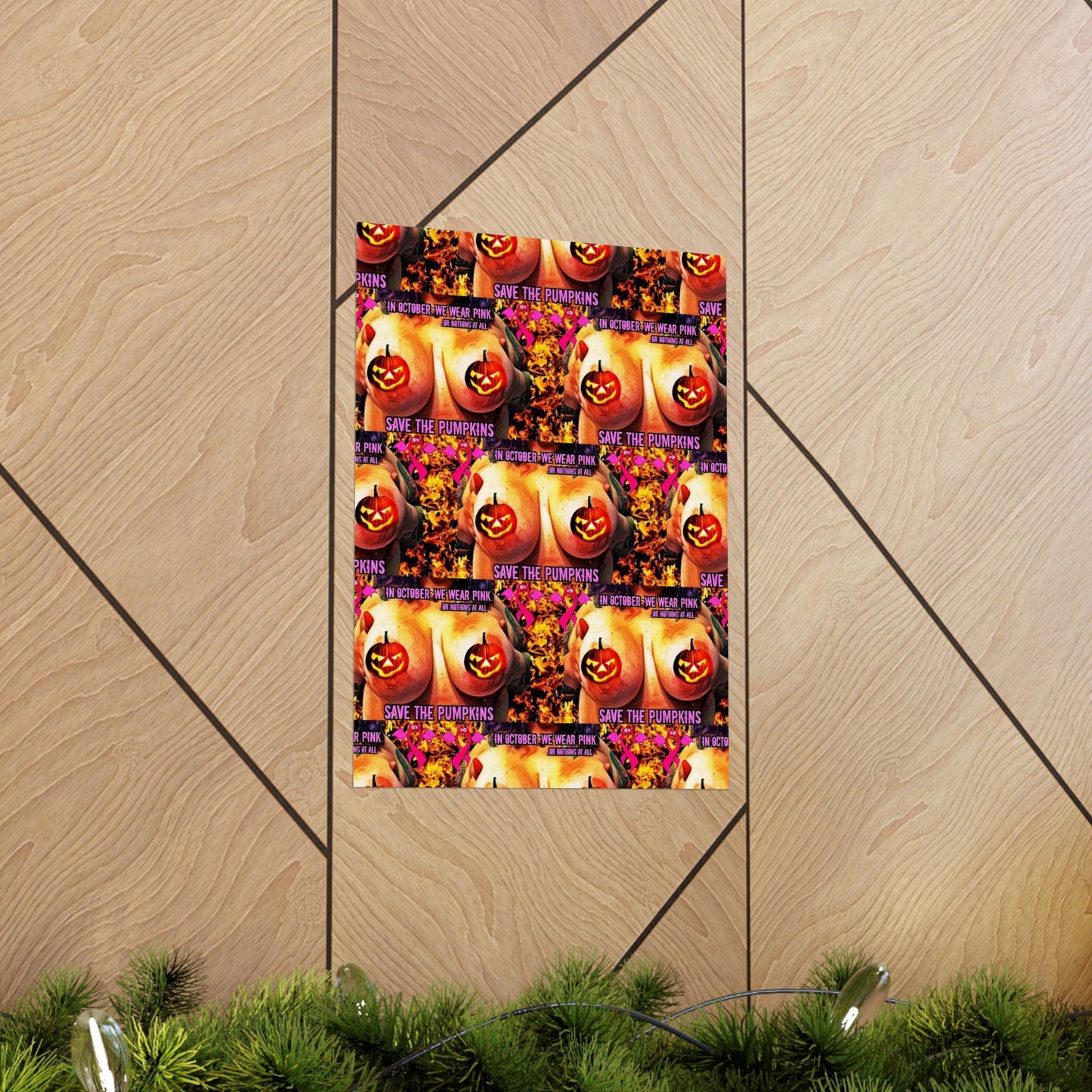 Save the pumpkins Matte Vertical Posters