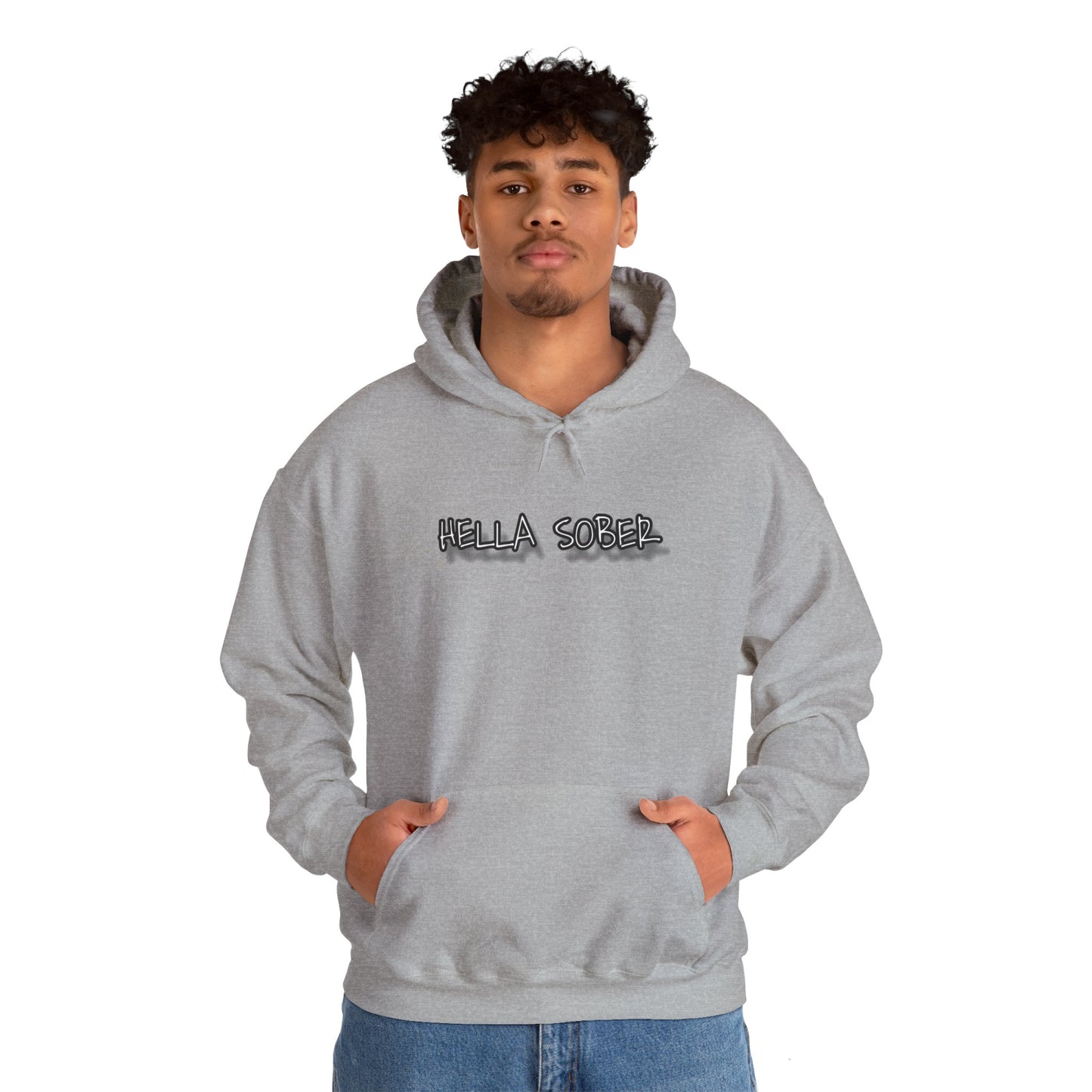 Hella Sober Unisex Heavy Blend™ Hooded Sweatshirt