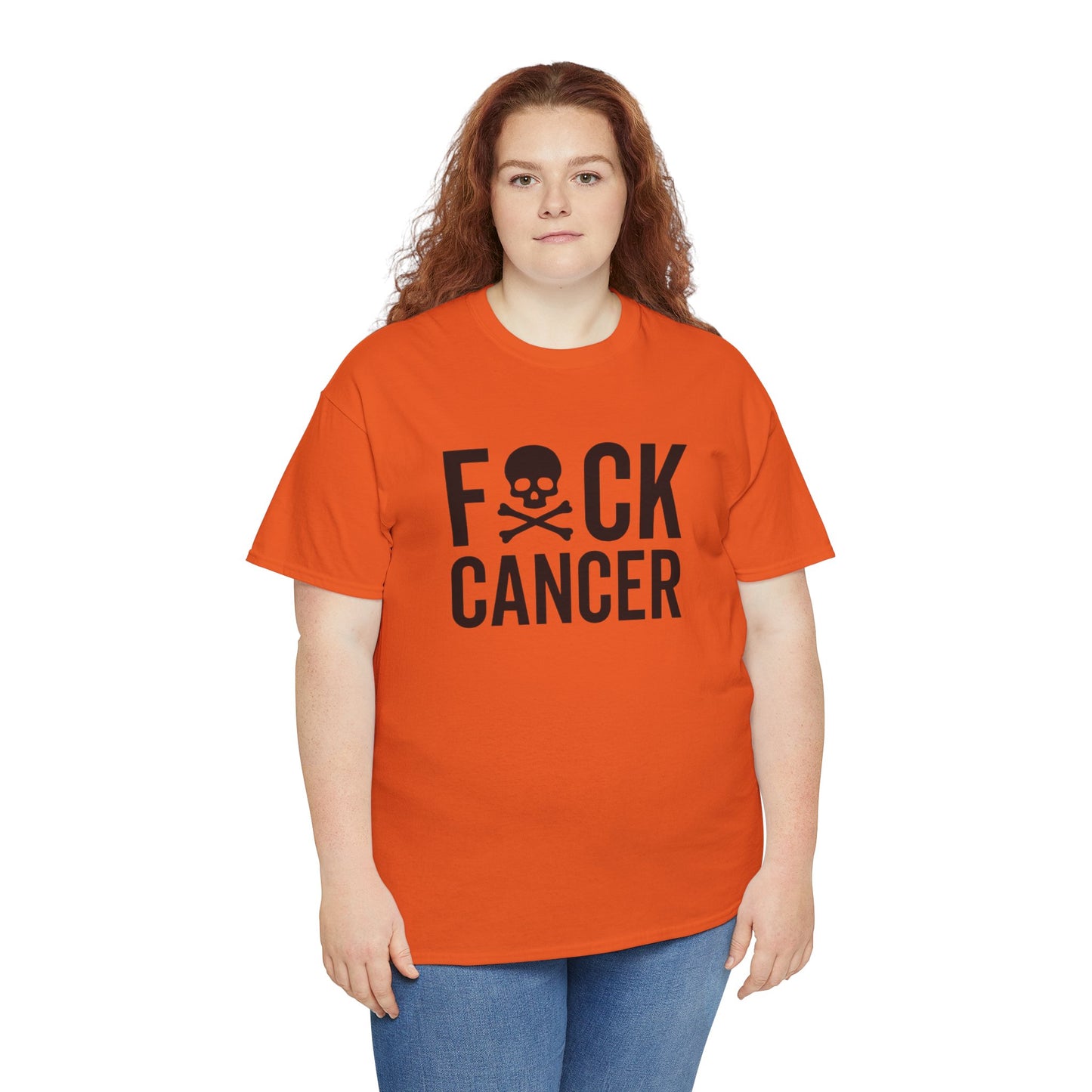 F*ck cancer Unisex Heavy Cotton Tee