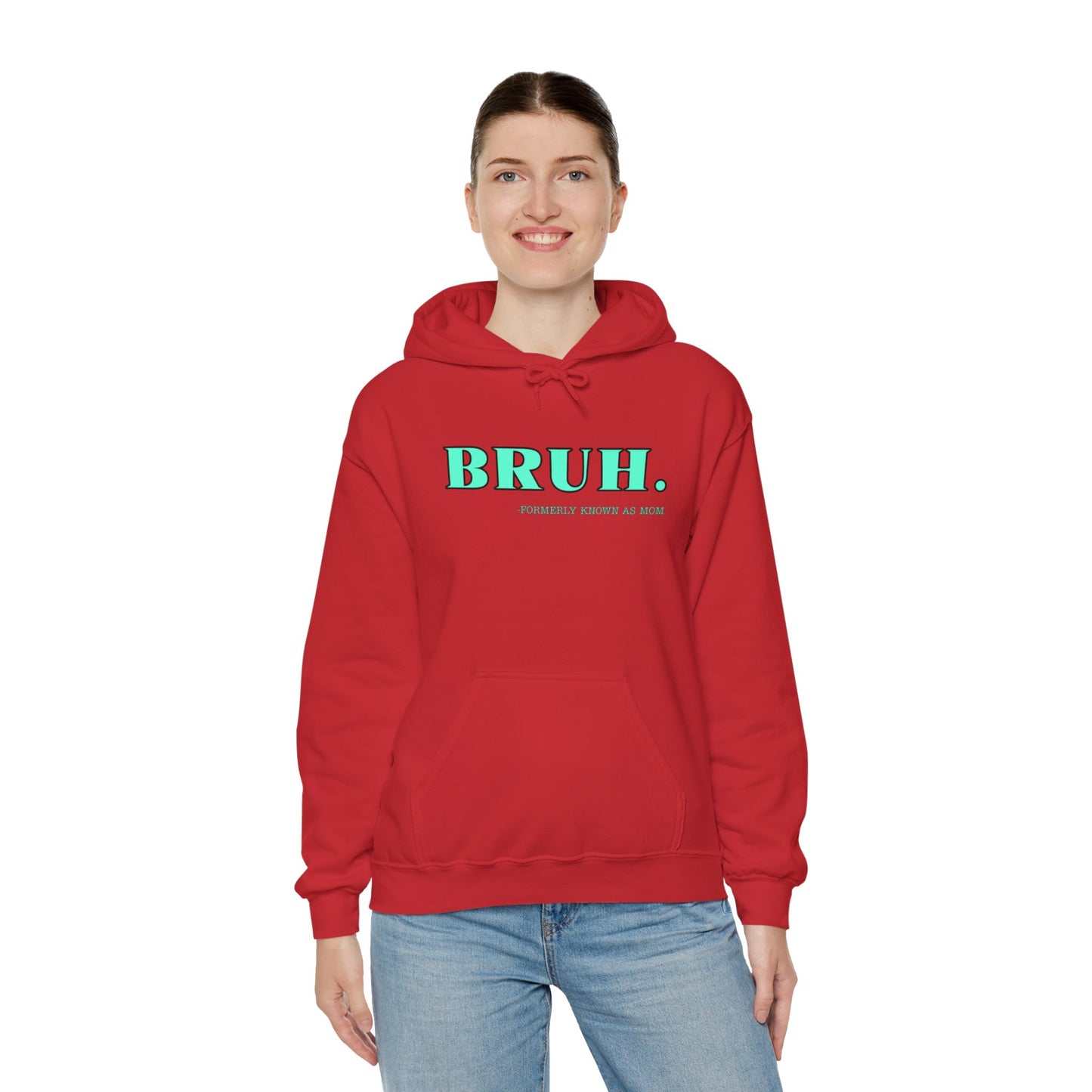 BRUH. Formerly known as mom Unisex Heavy Blend™ Hooded Sweatshirt