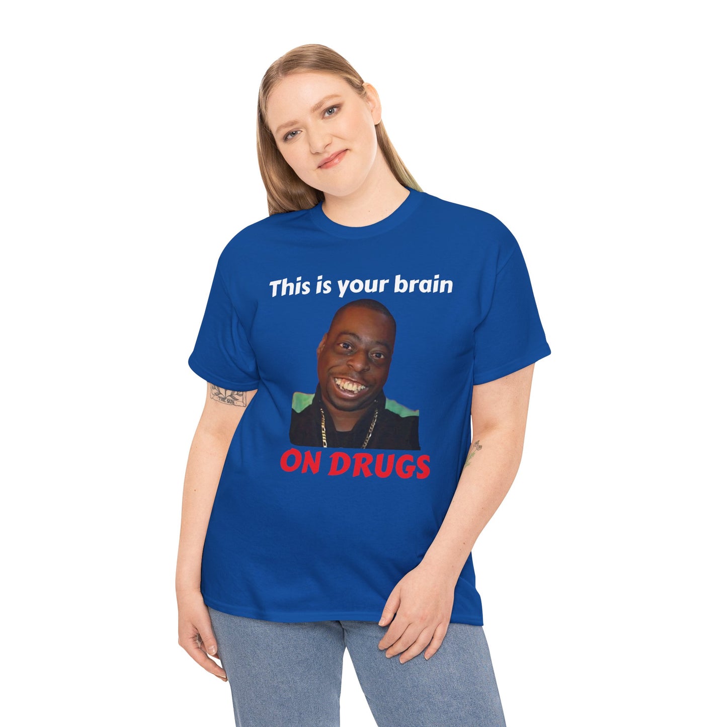 This is your brain on drugs Unisex Heavy Cotton Tee