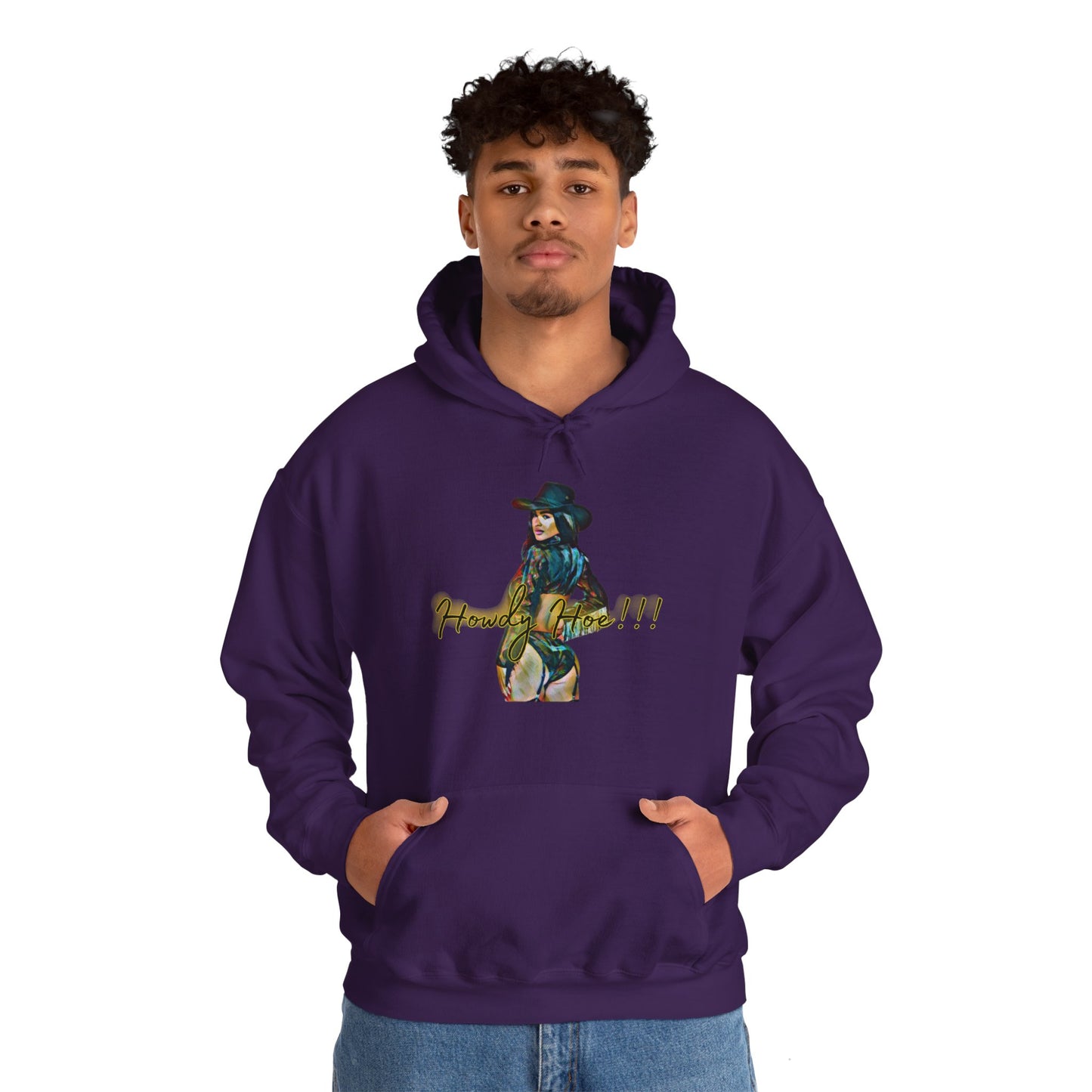 Howdy Hoe!! Unisex Heavy Blend™ Hooded Sweatshirt