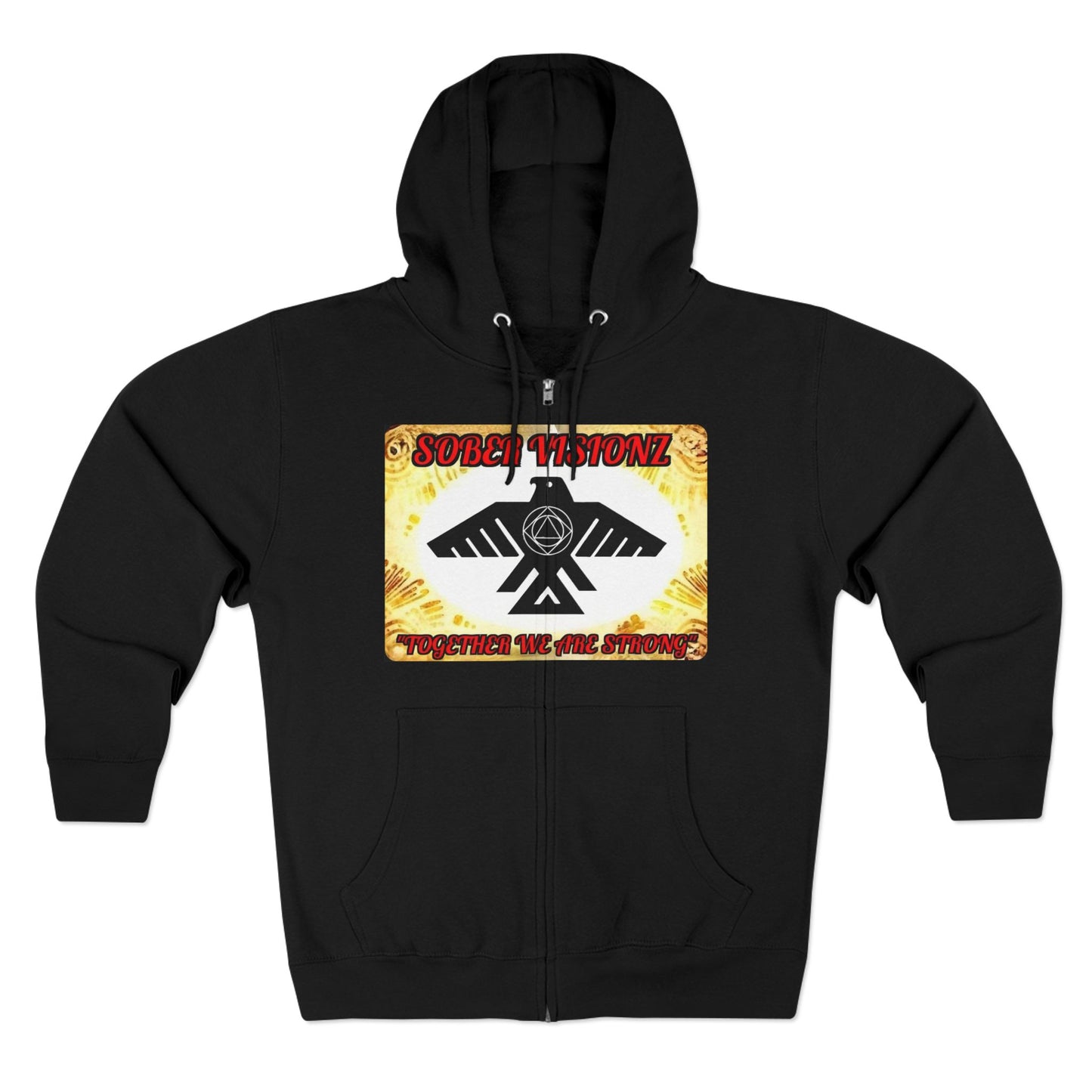 Unisex Sober Visionz Premium Zip-up Hoodie