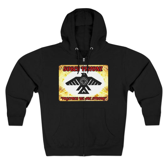 Unisex Sober Visionz Premium Zip-up Hoodie