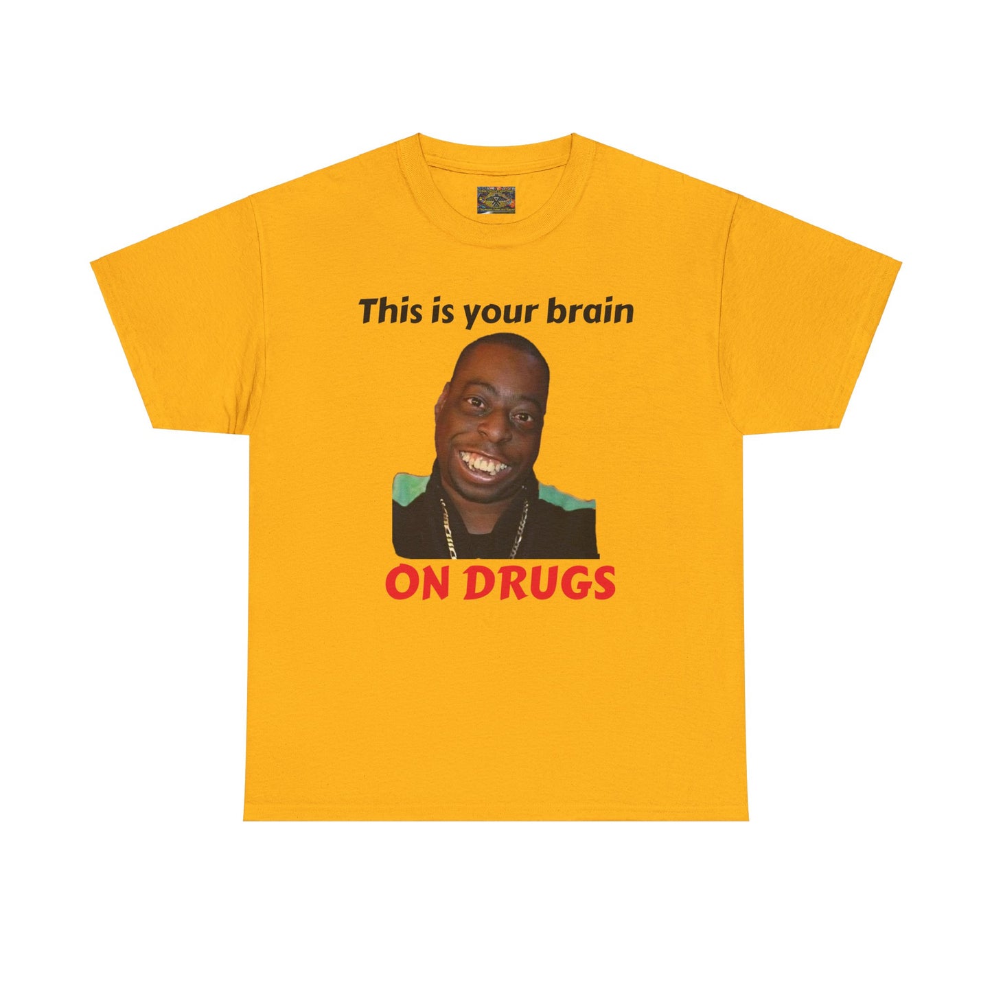 This is your brain on drugs Unisex Heavy Cotton Tee