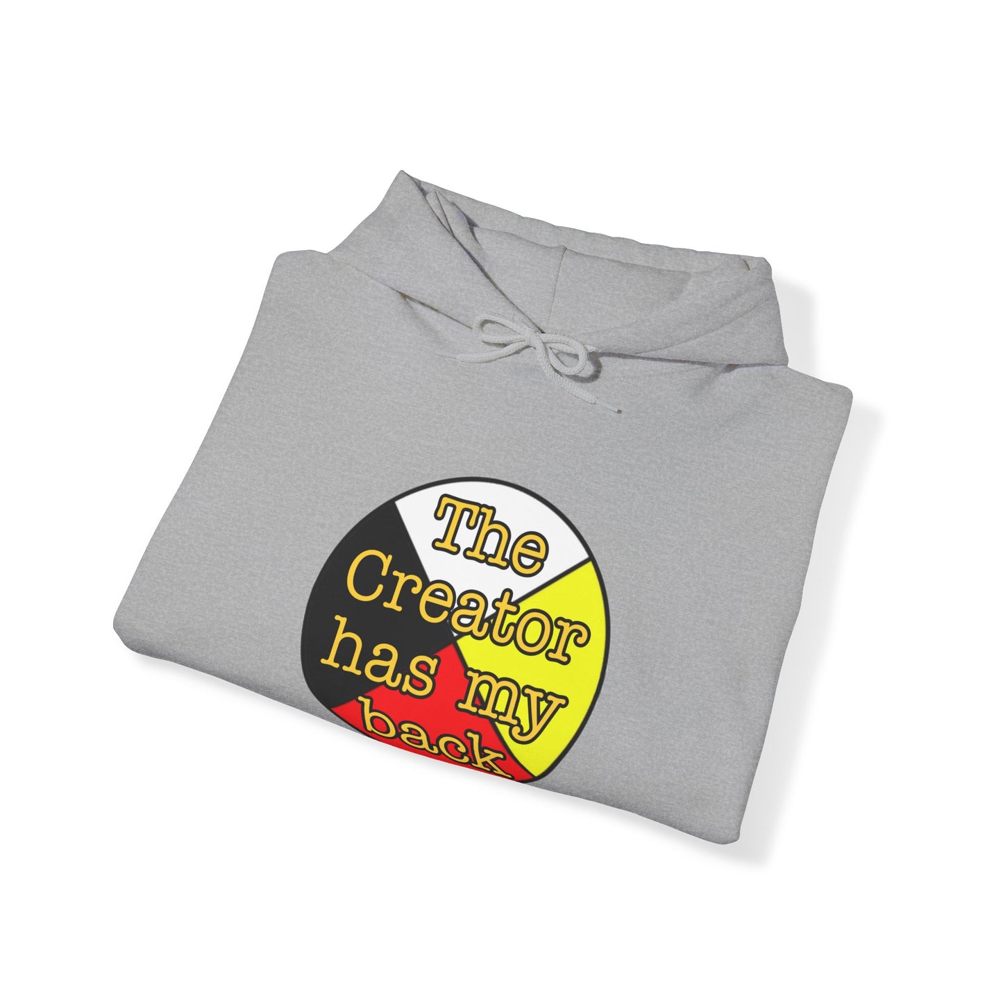 The creator has my back Unisex Heavy Blend™ Hooded Sweatshirt