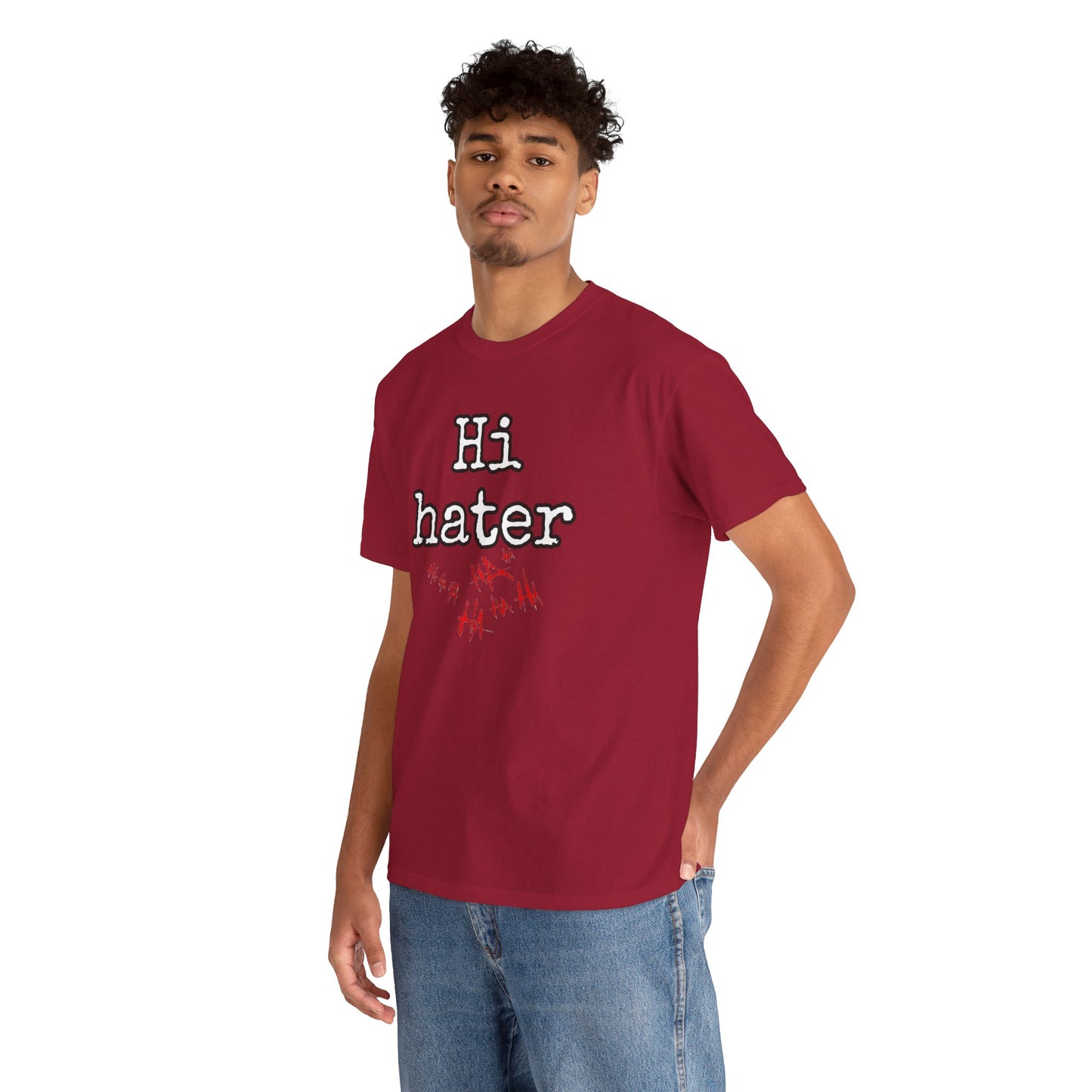 Hi hater Unisex Heavy Cotton Tee