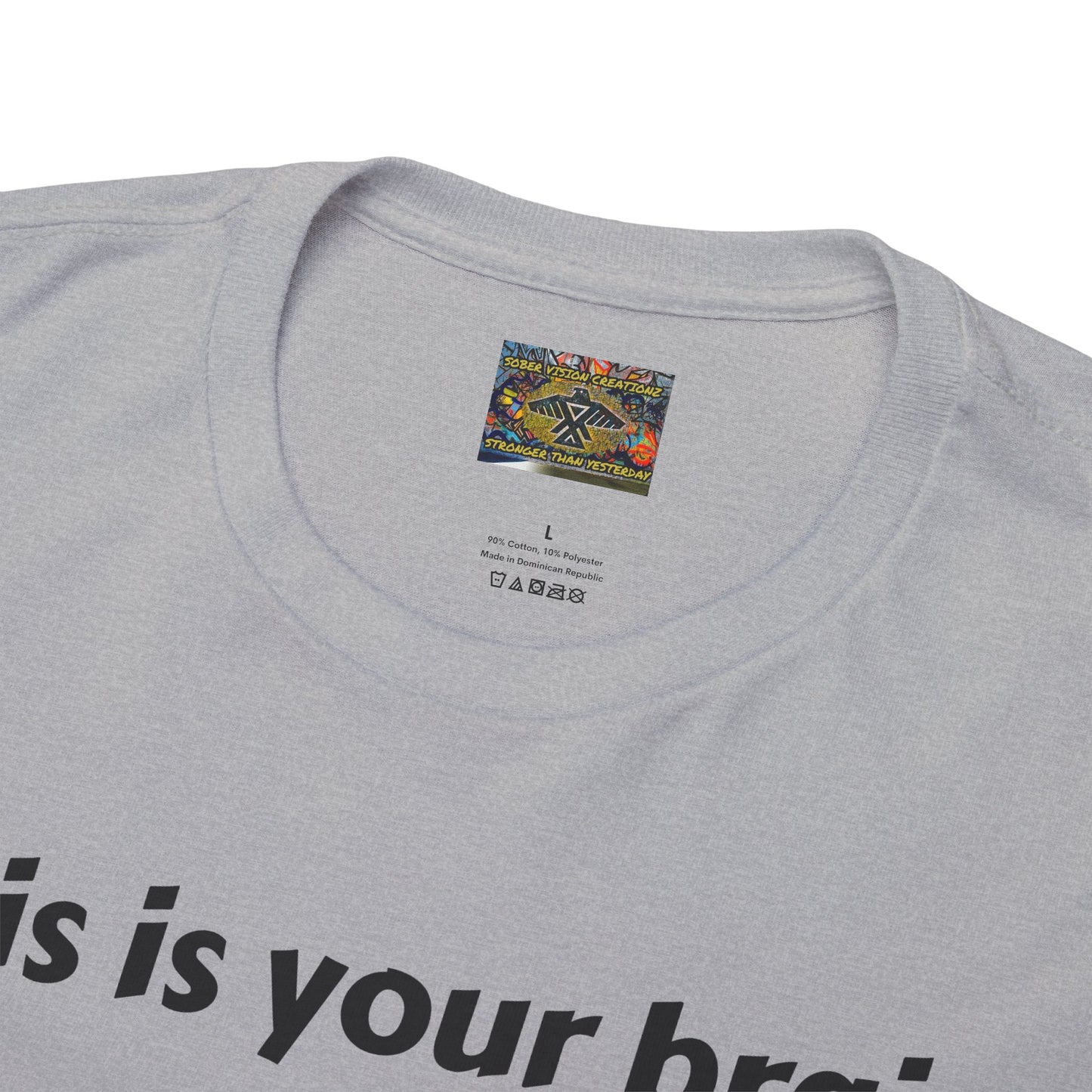 This is your brain on drugs Unisex Heavy Cotton Tee