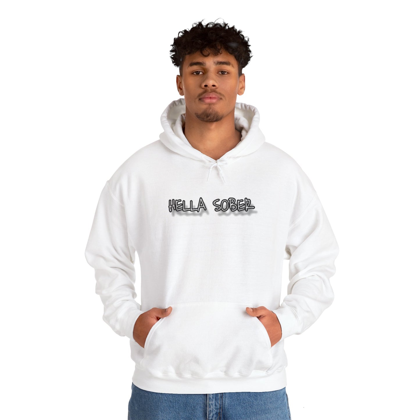 Hella Sober Unisex Heavy Blend™ Hooded Sweatshirt