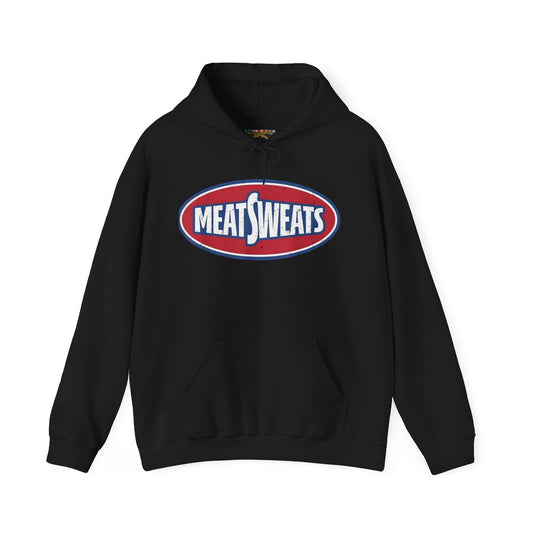 Meat Sweats Hoodie | Funny Unisex Sweatshirt, Cozy Casual Wear, Unique Gift for Foodies, Perfect for BBQs and Gifting