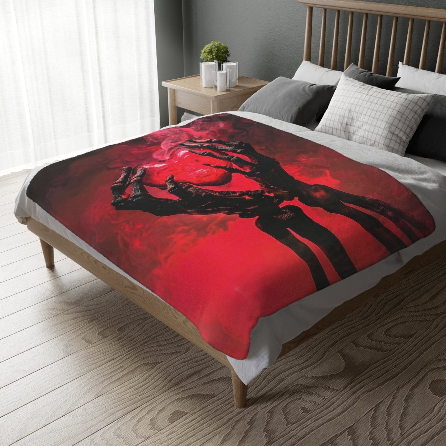 I give you my all Velveteen Microfiber Blanket (Two-sided print)