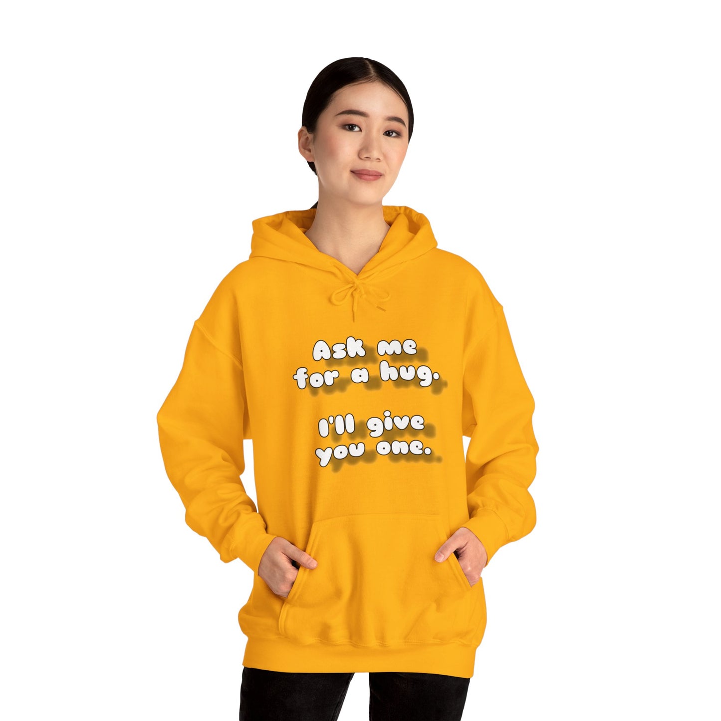 Ask me for a hug Unisex Heavy Blend™ Hooded Sweatshirt