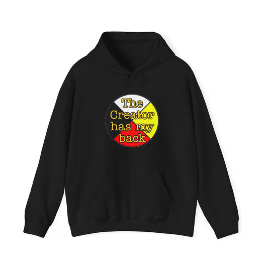 The creator has my back Unisex Heavy Blend™ Hooded Sweatshirt