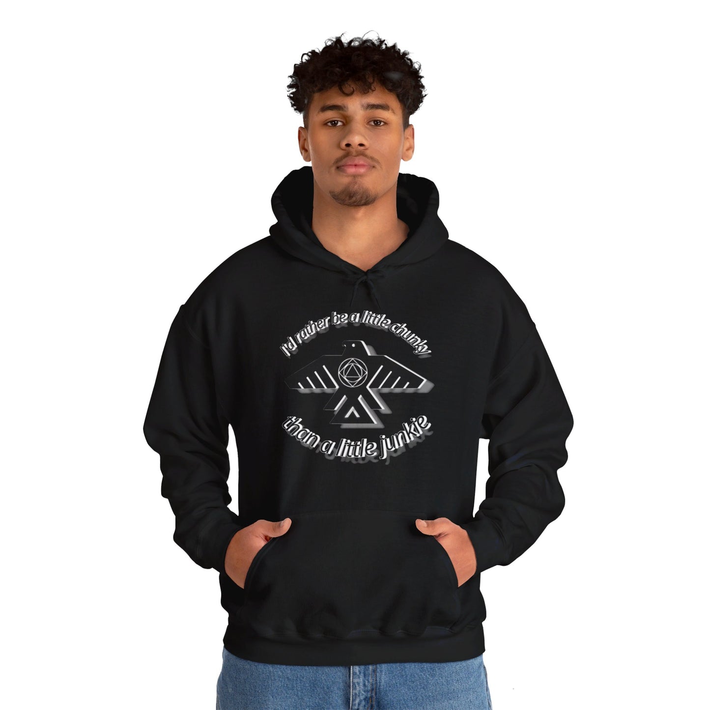 I'd rather be a little chunky Unisex Heavy Blend™ Hooded Sweatshirt