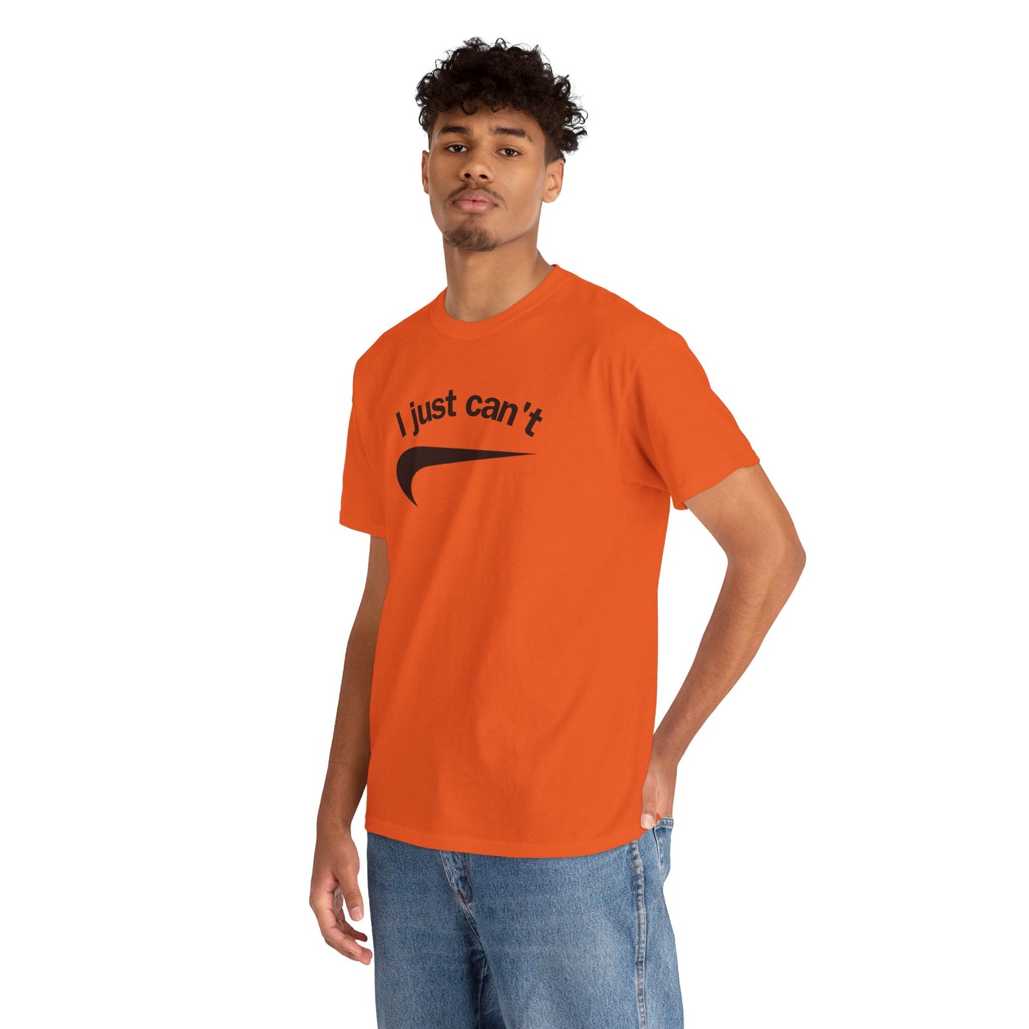 I just can't Unisex Heavy Cotton Tee