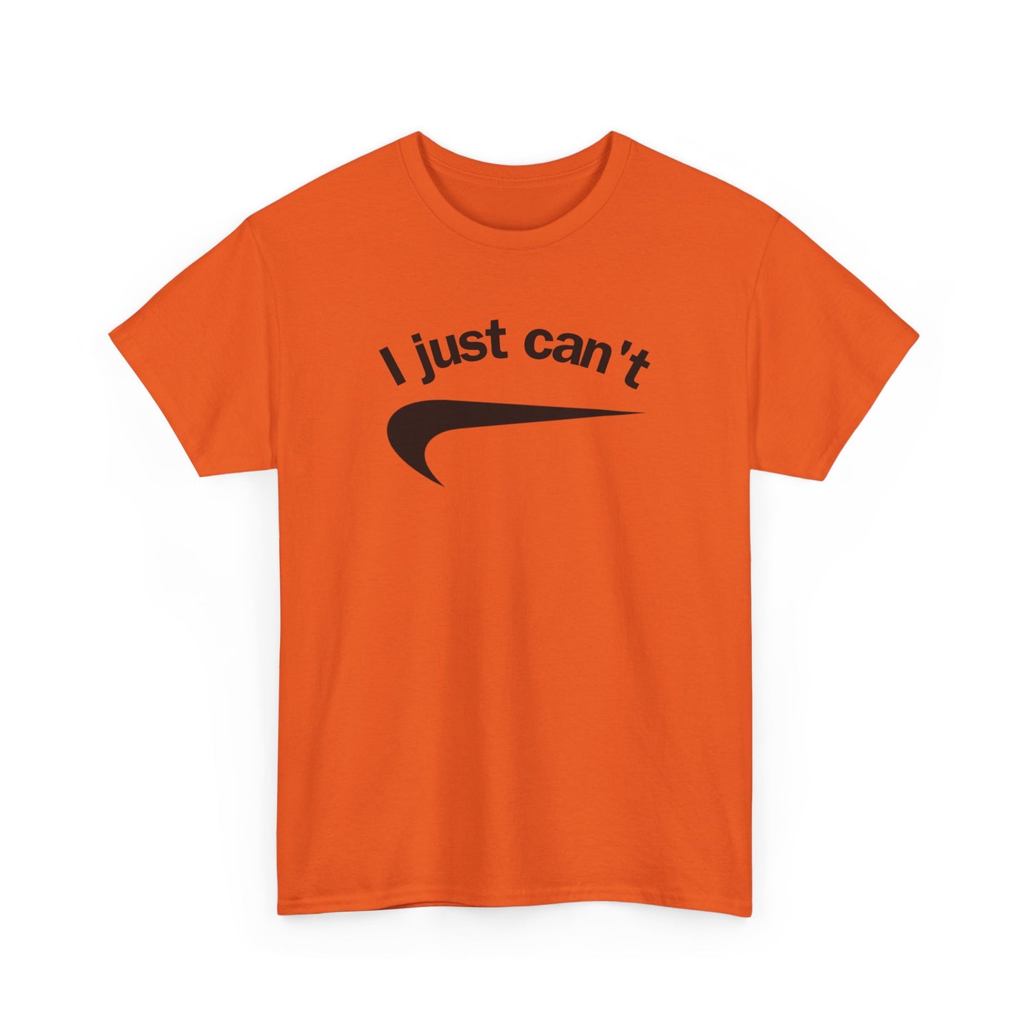 I just can't Unisex Heavy Cotton Tee