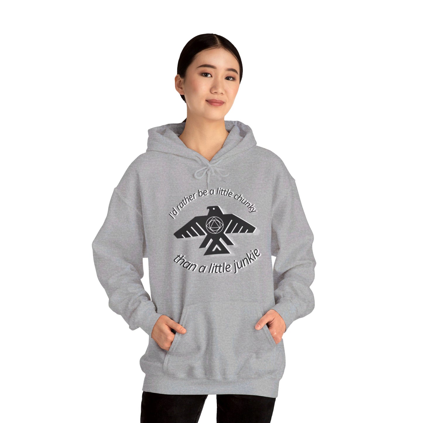 I'd rather be a little chunky Unisex Heavy Blend™ Hooded Sweatshirt