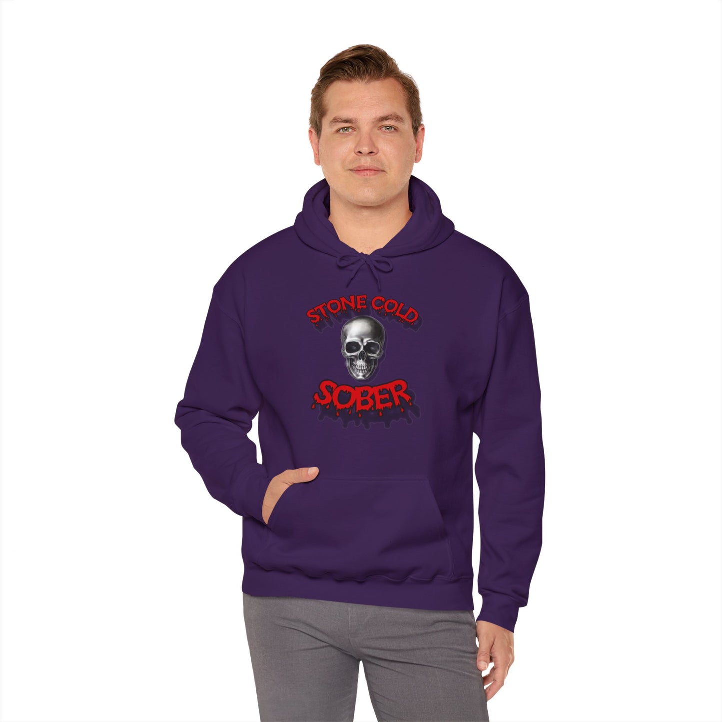 Stone Cold Sober Unisex Heavy Blend™ Hooded Sweatshirt