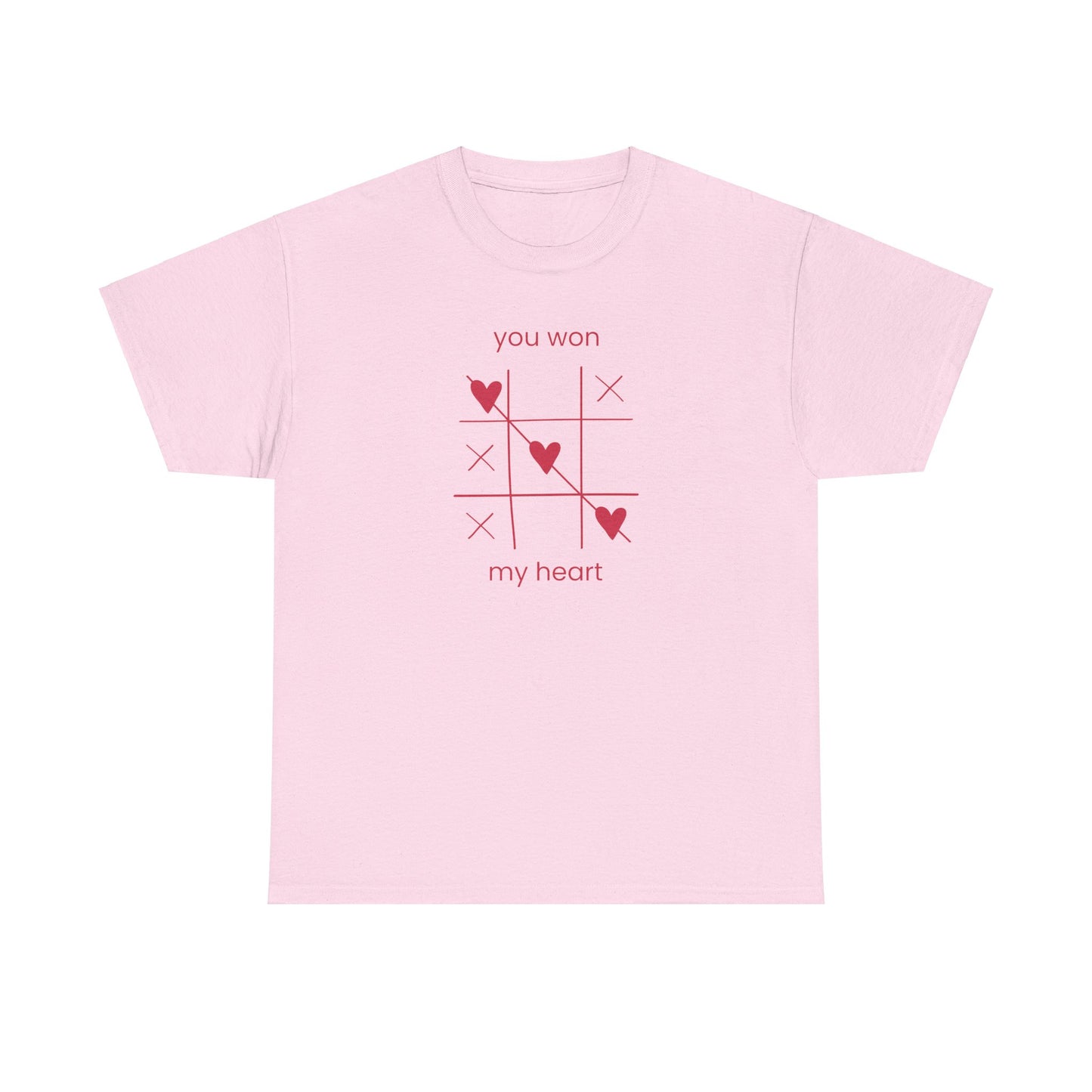 You won my heart Unisex Heavy Cotton Tee