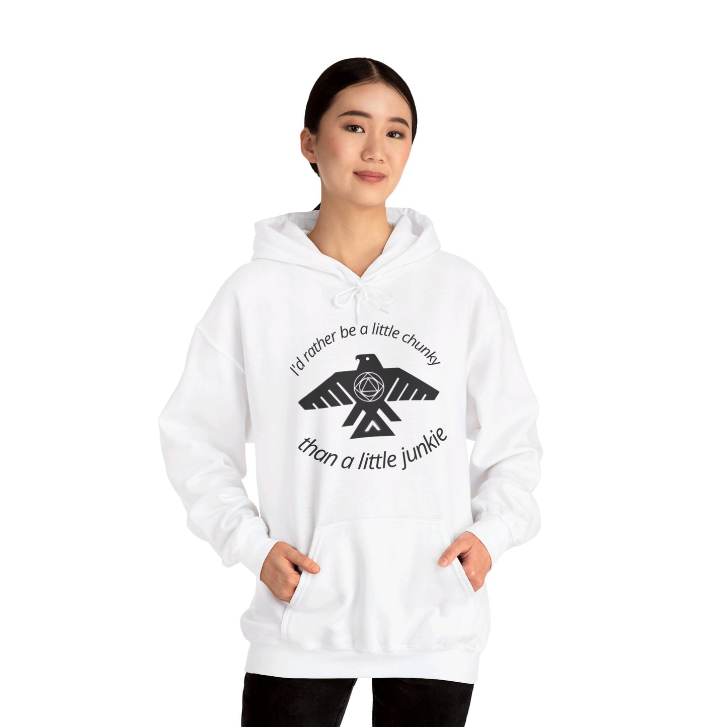 I'd rather be a little chunky Unisex Heavy Blend™ Hooded Sweatshirt