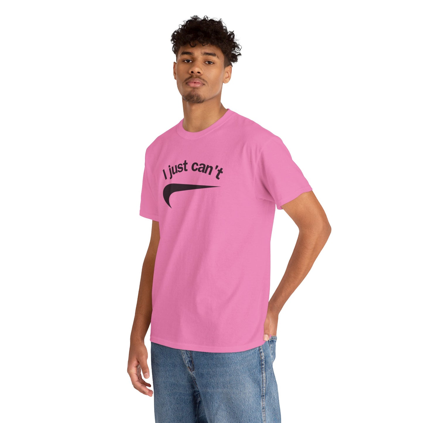 I just can't Unisex Heavy Cotton Tee