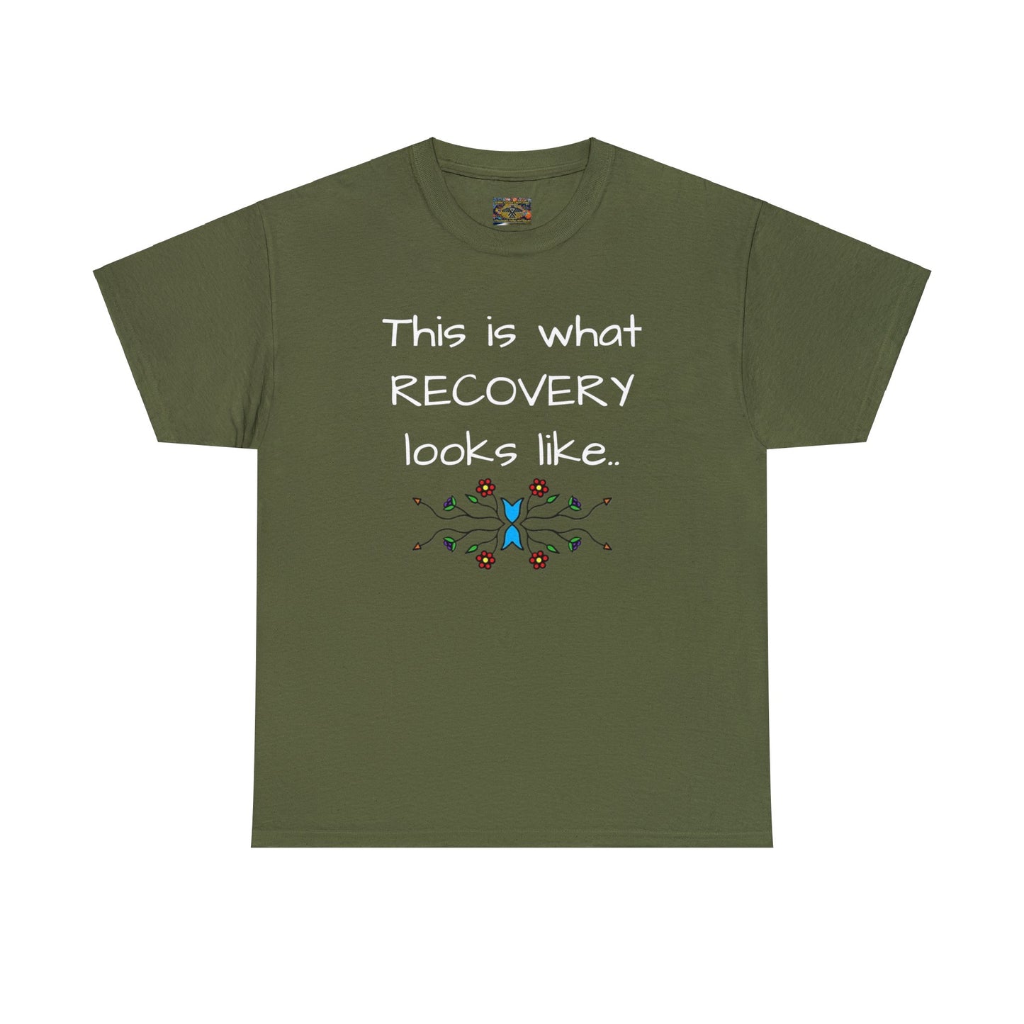 What RECOVERY looks like Unisex Heavy Cotton Tee
