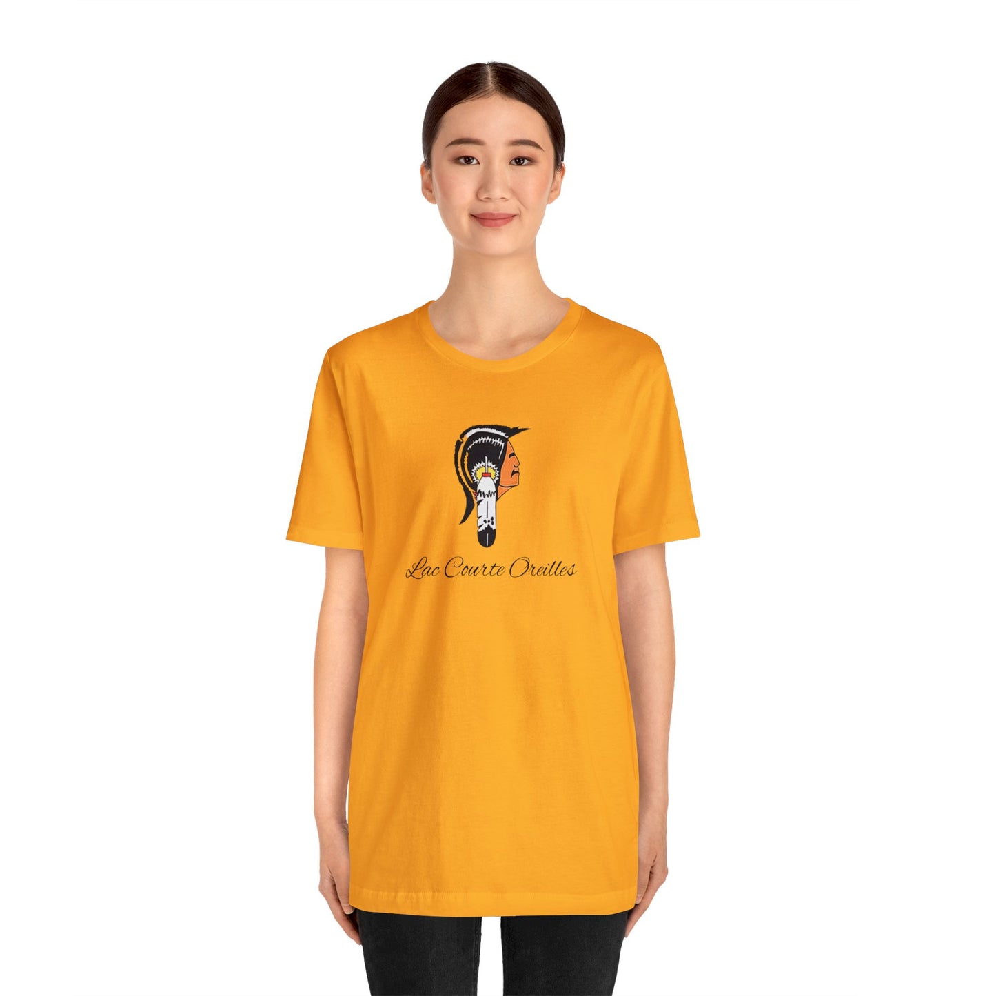 Lac Courte Oreilles logo Short Sleeve Tee