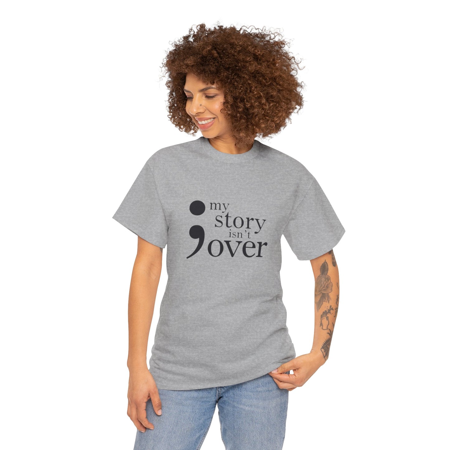 My story isn't over Unisex Heavy Cotton Tee