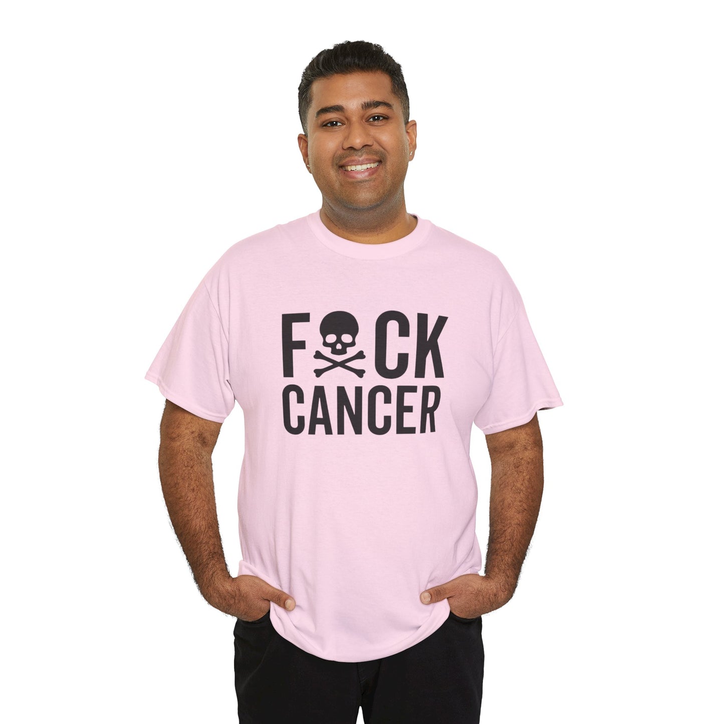 F*ck cancer Unisex Heavy Cotton Tee