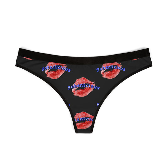 Soberlicious Women's Thongs (AOP)