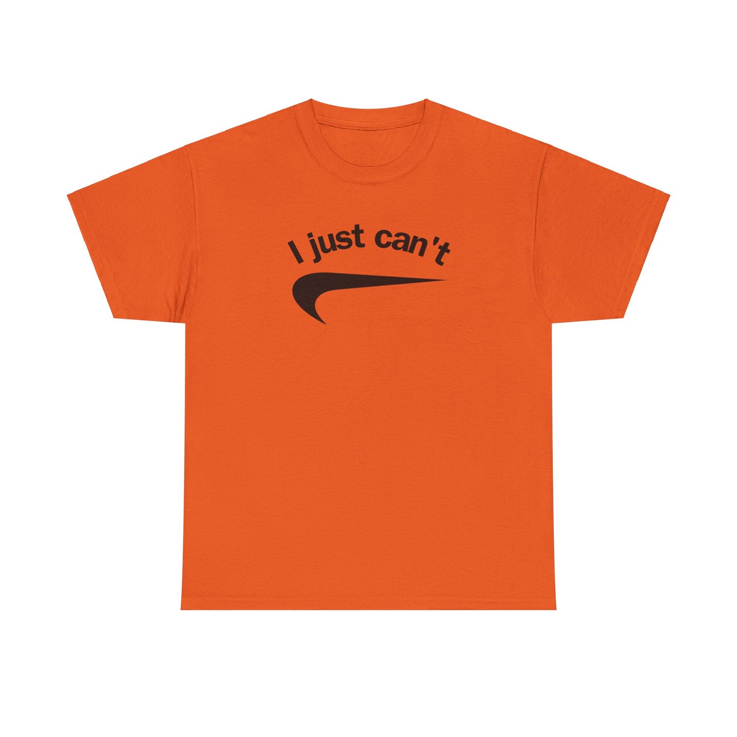 I just can't Unisex Heavy Cotton Tee