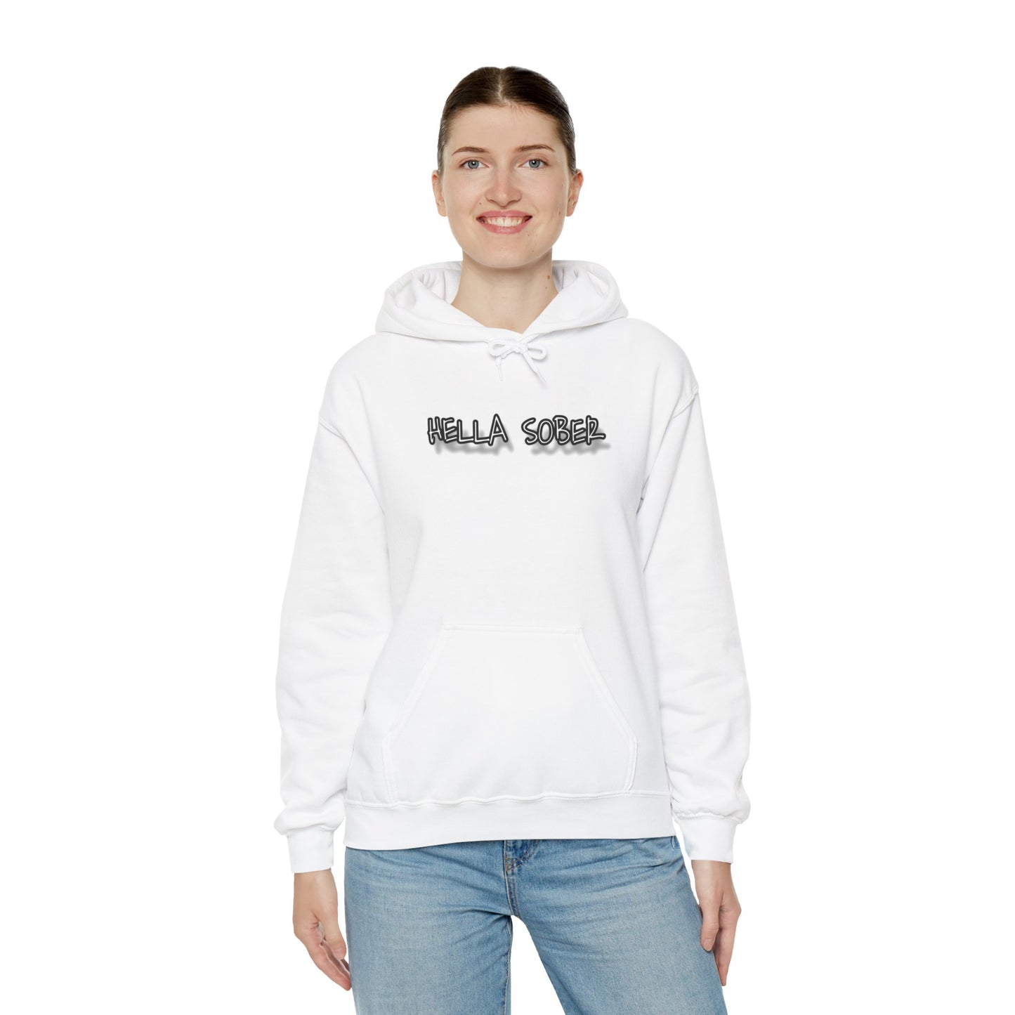 Hella Sober Unisex Heavy Blend™ Hooded Sweatshirt