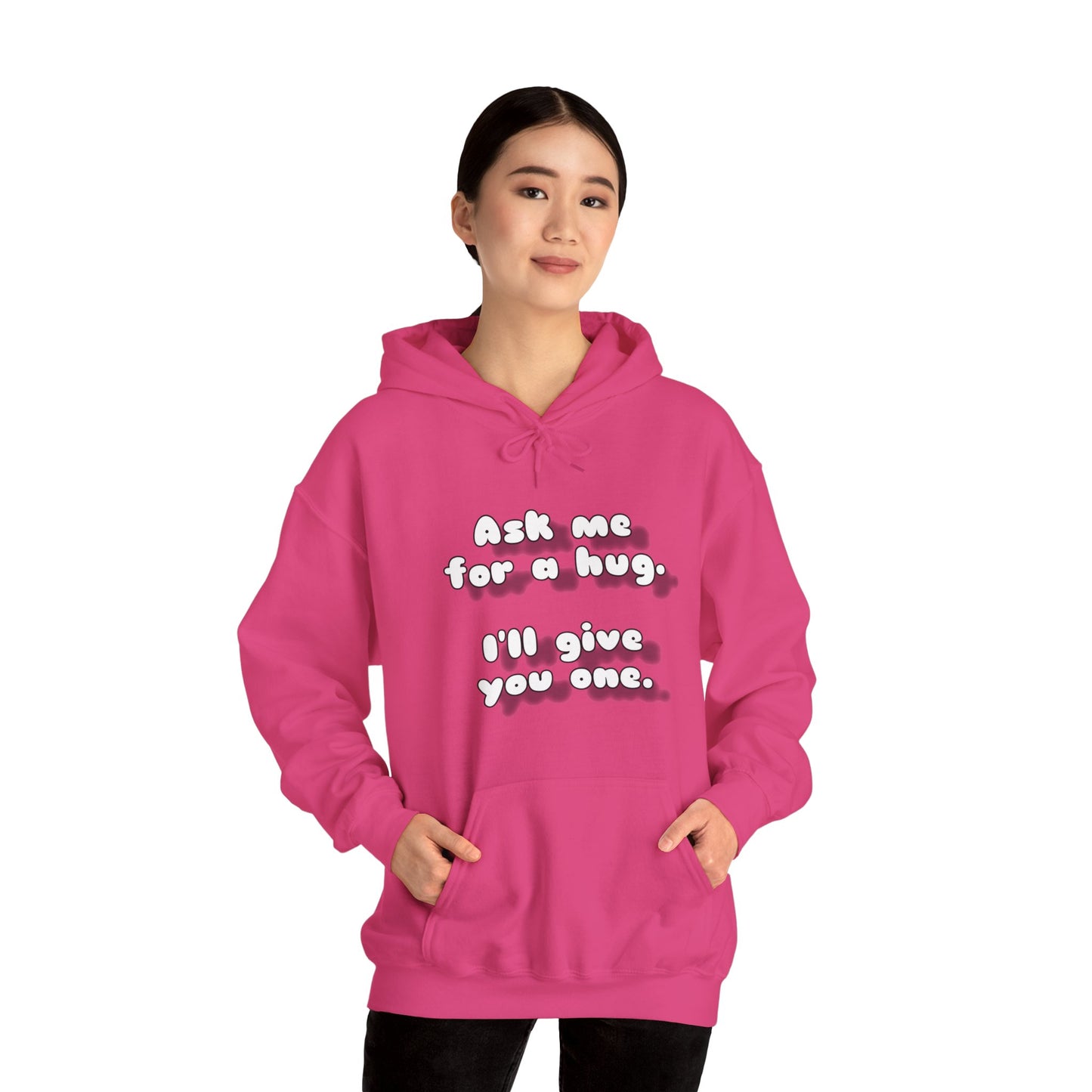 Ask me for a hug Unisex Heavy Blend™ Hooded Sweatshirt