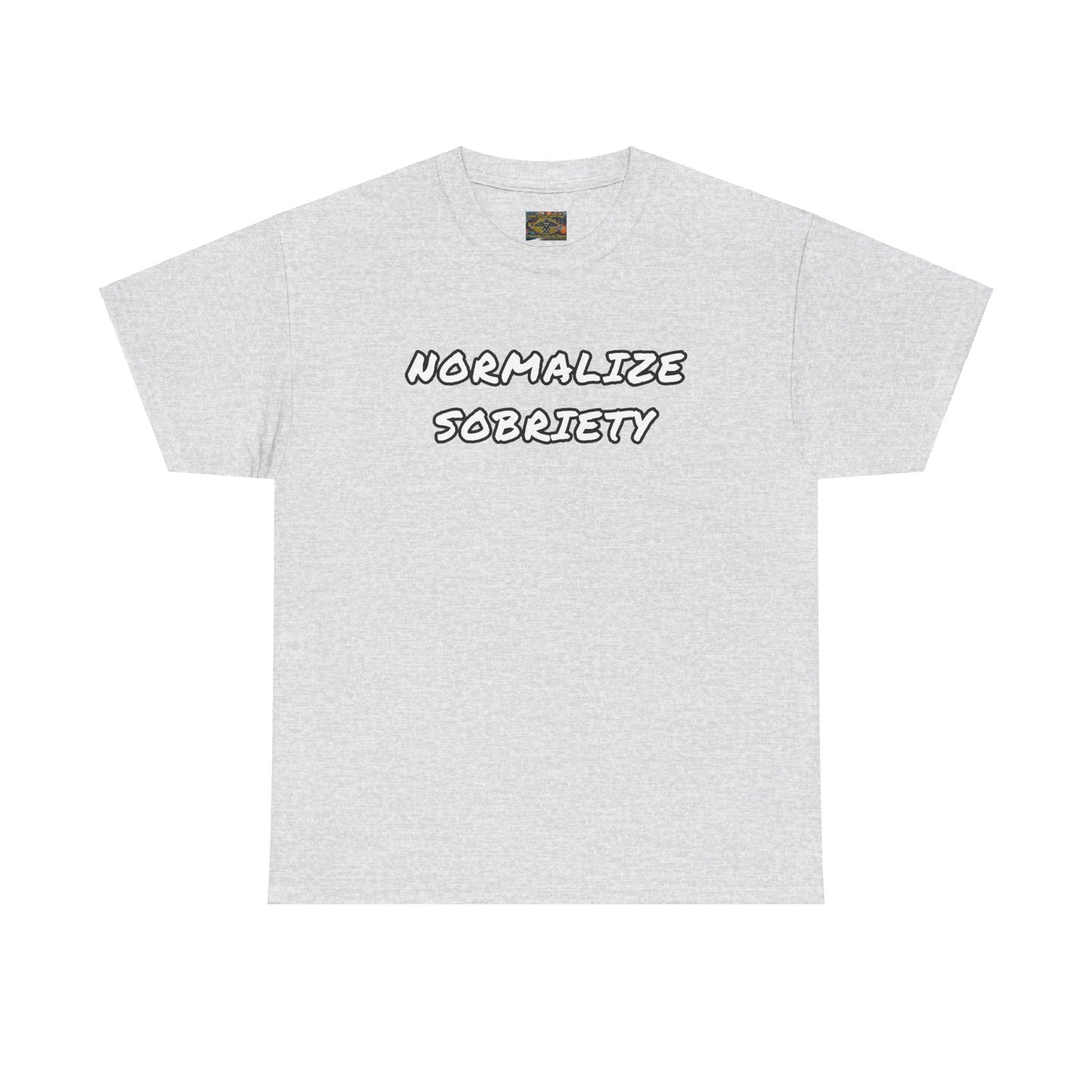 Normalize Sobriety Unisex Heavy Cotton Tee