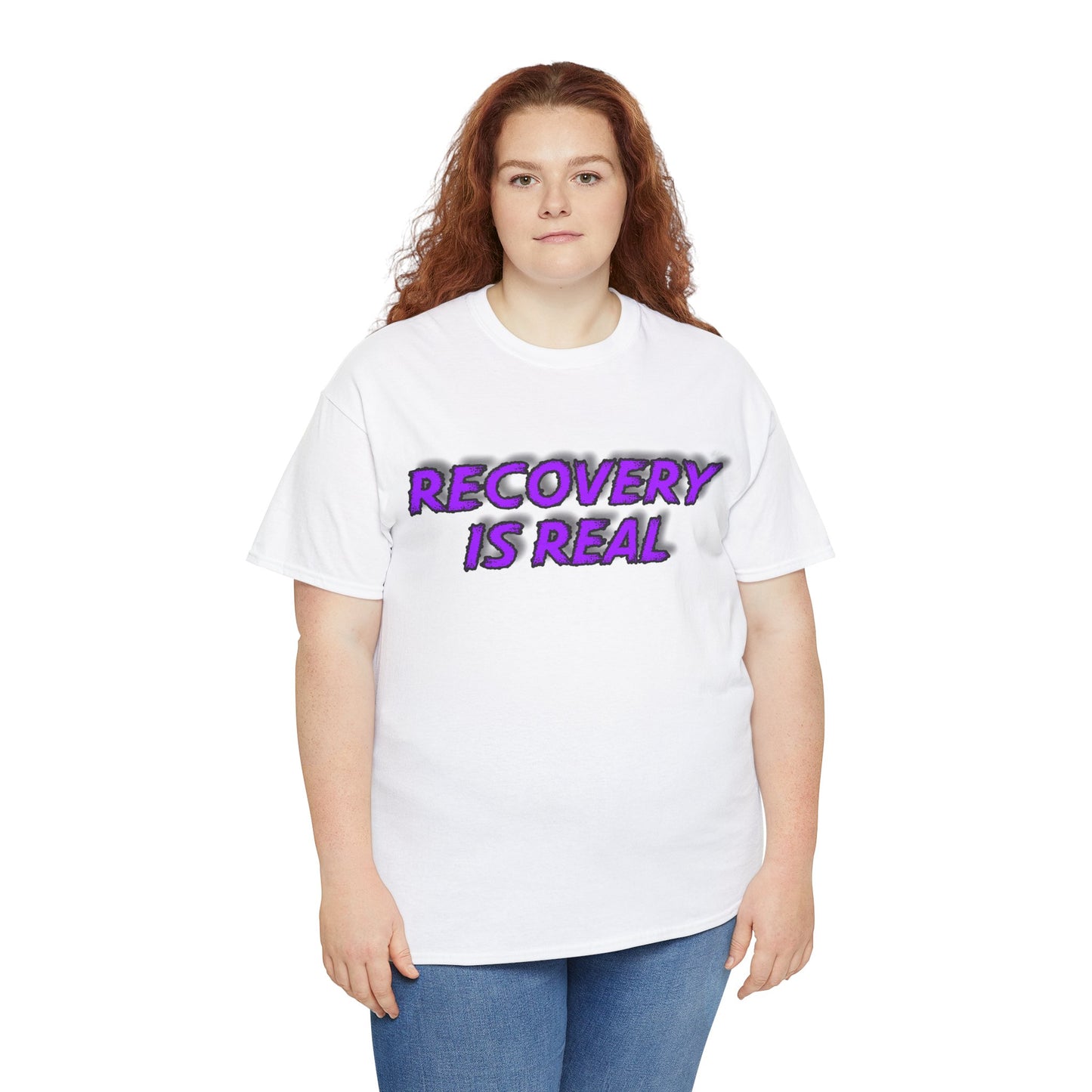 Recovery Is Real Unisex Heavy Cotton Tee