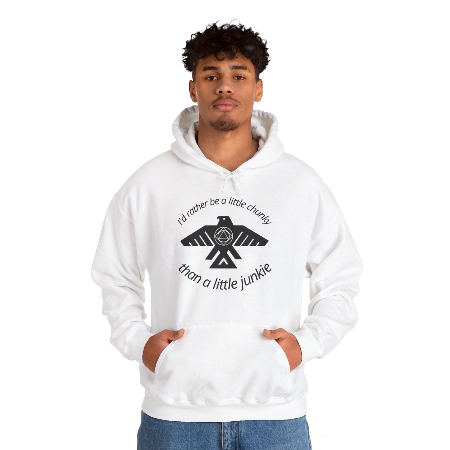 I'd rather be a little chunky Unisex Heavy Blend™ Hooded Sweatshirt