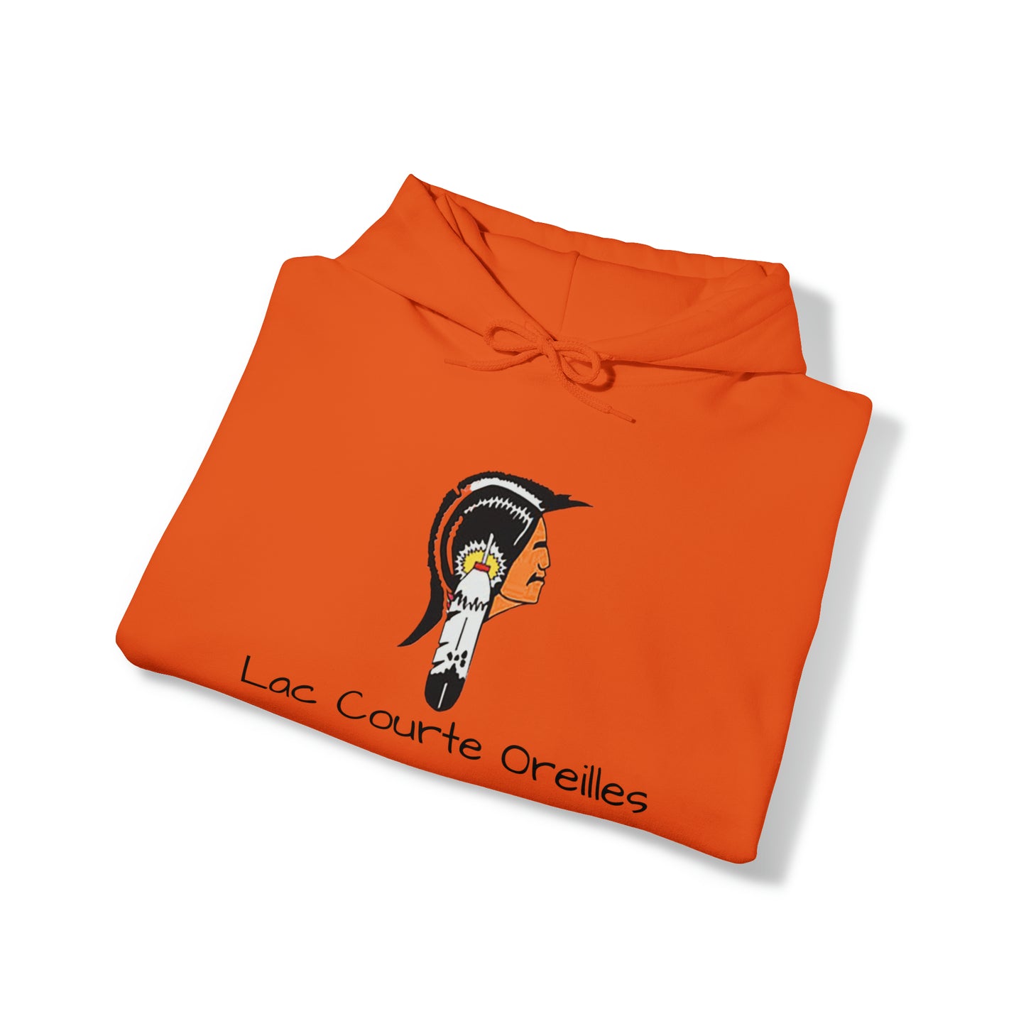 Lac Courte Oreilles logo Hooded Sweatshirt