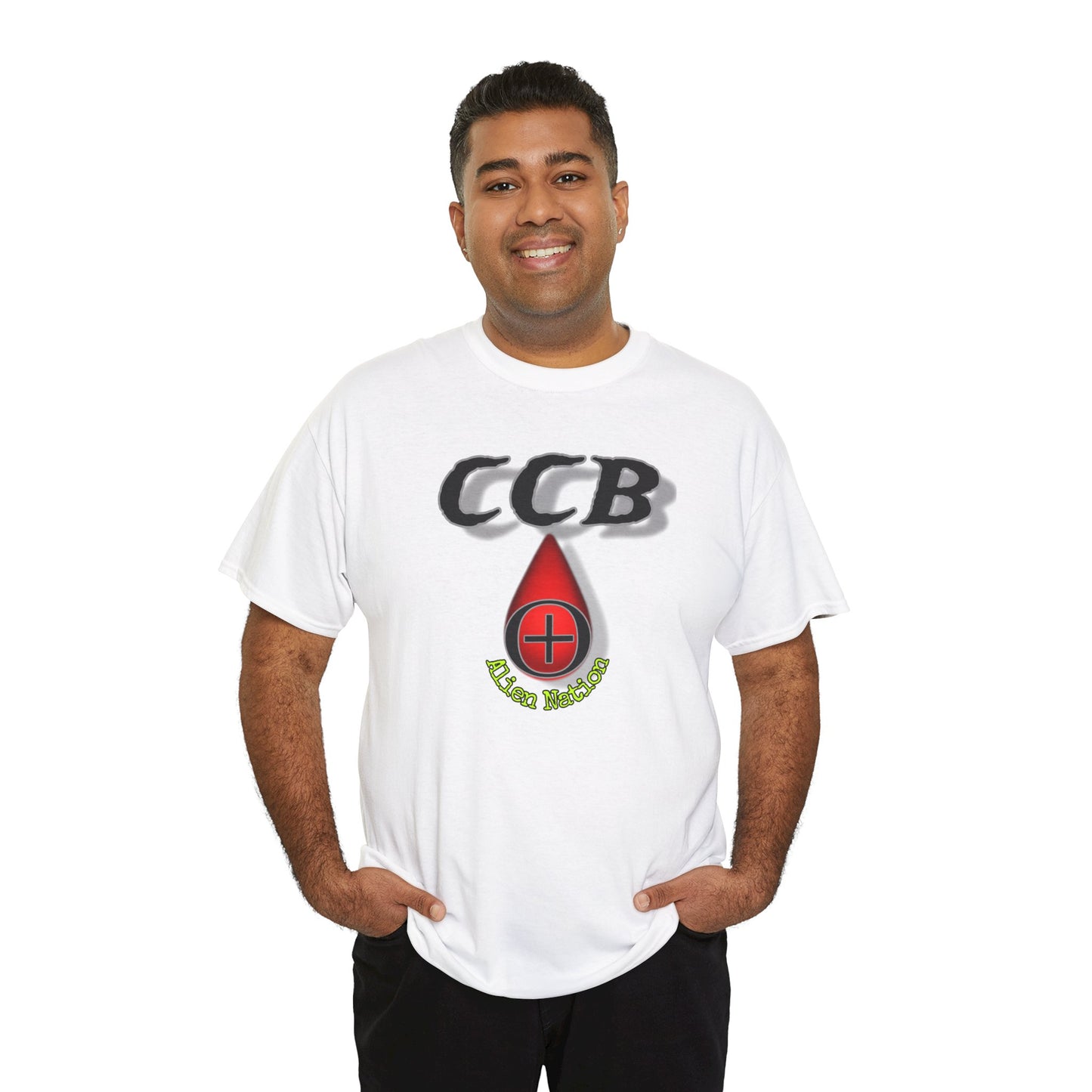 CCB type O positive Unisex Heavy Cotton Tee